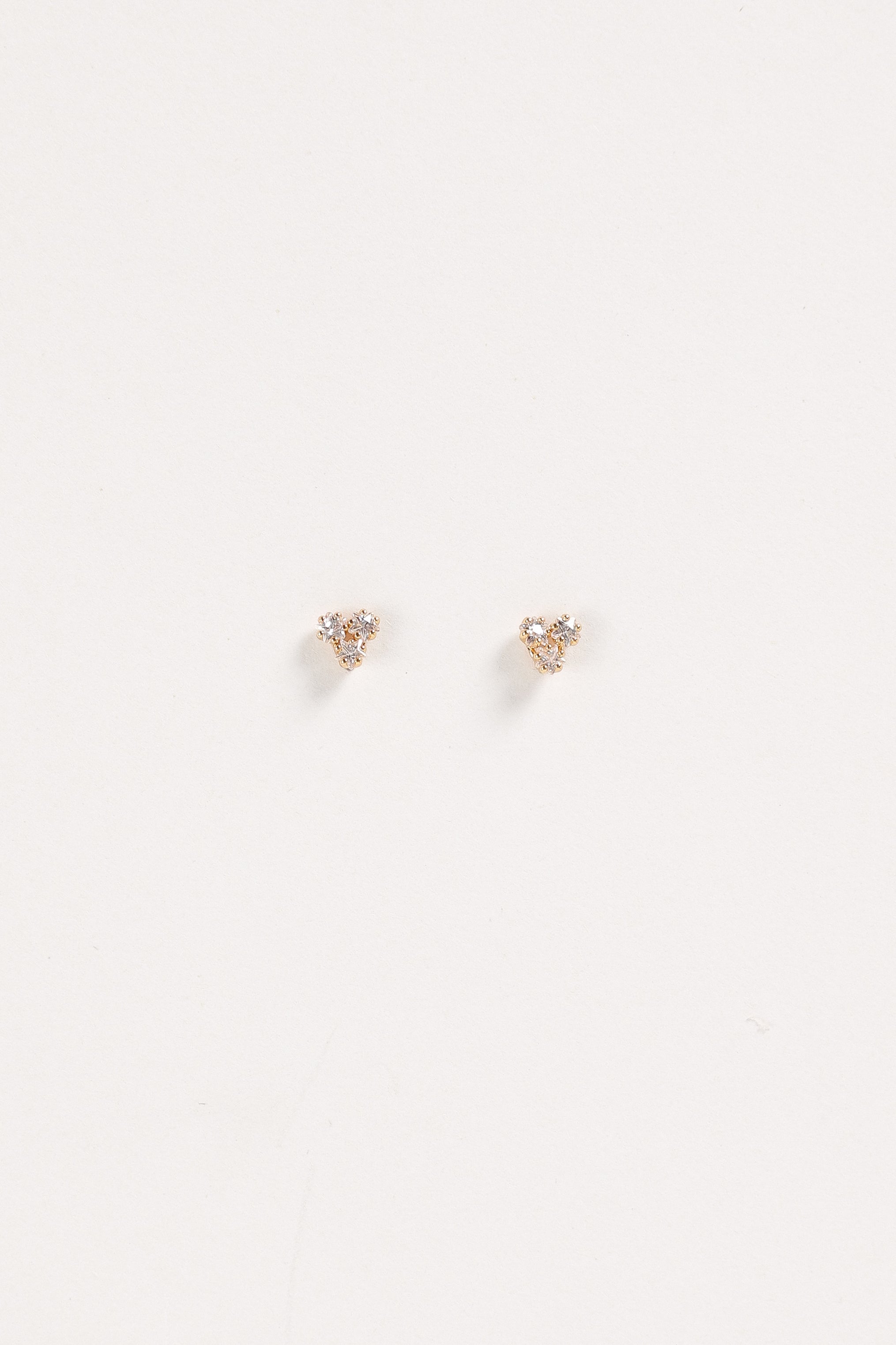 Janey Stud Earrings - Gold