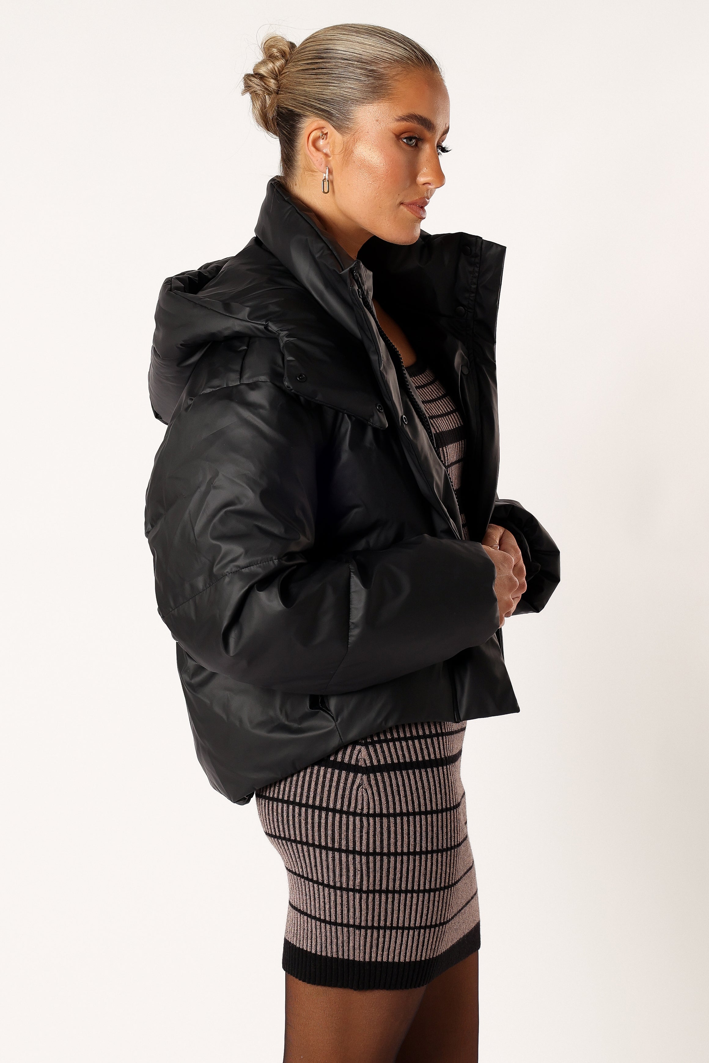 Tania Puffer Jacket - Black