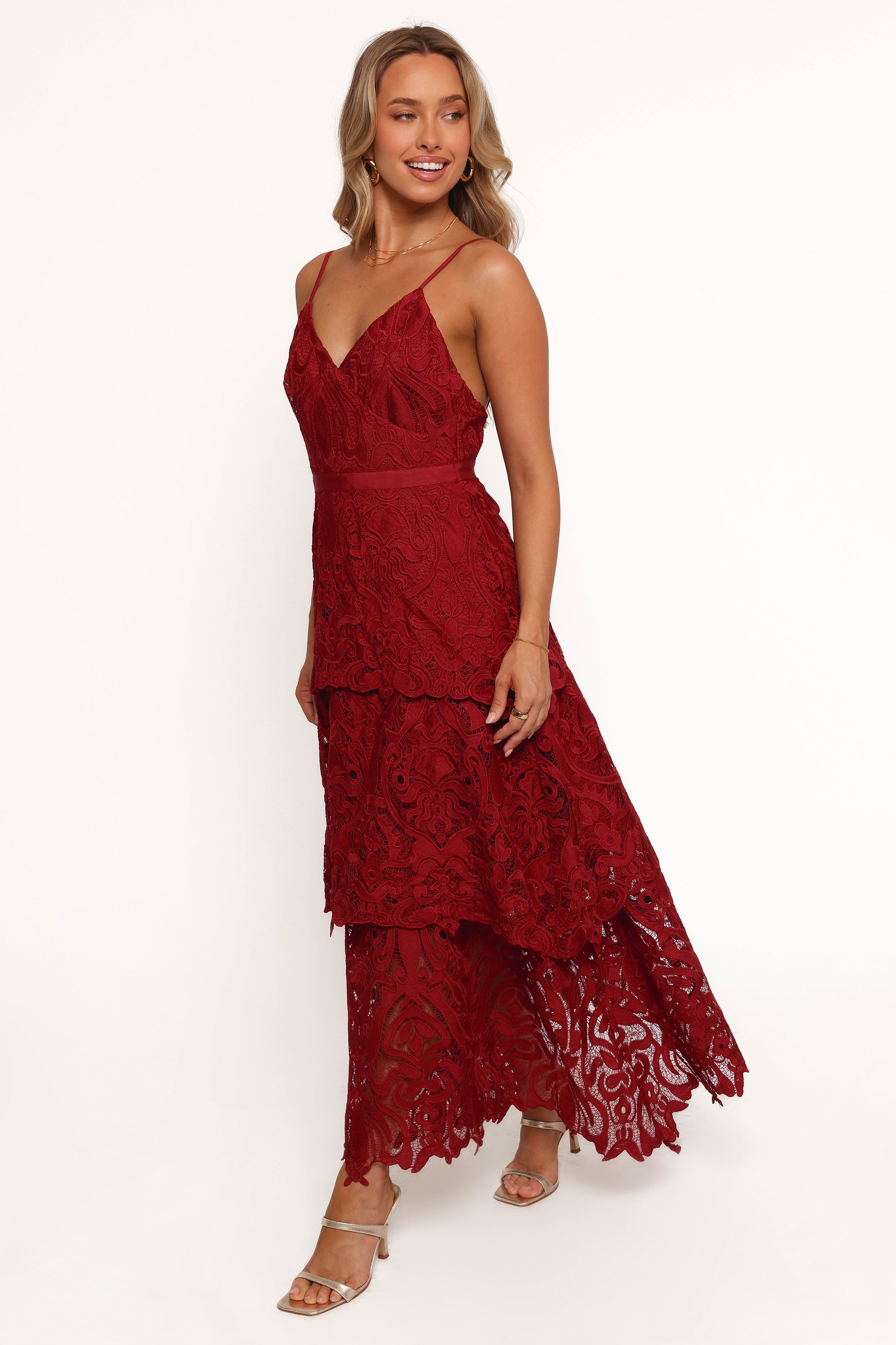 Elijah Maxi Dress - Red