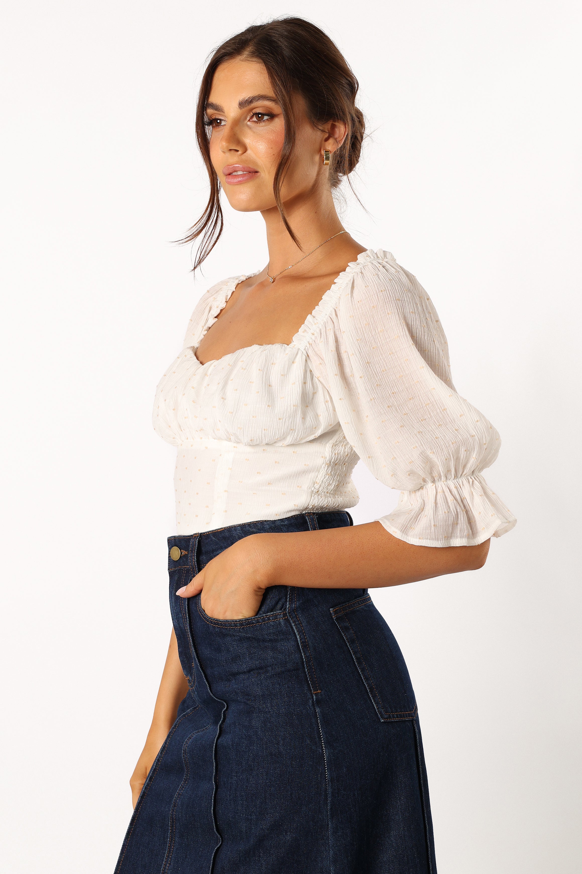 Lily Top - Ivory