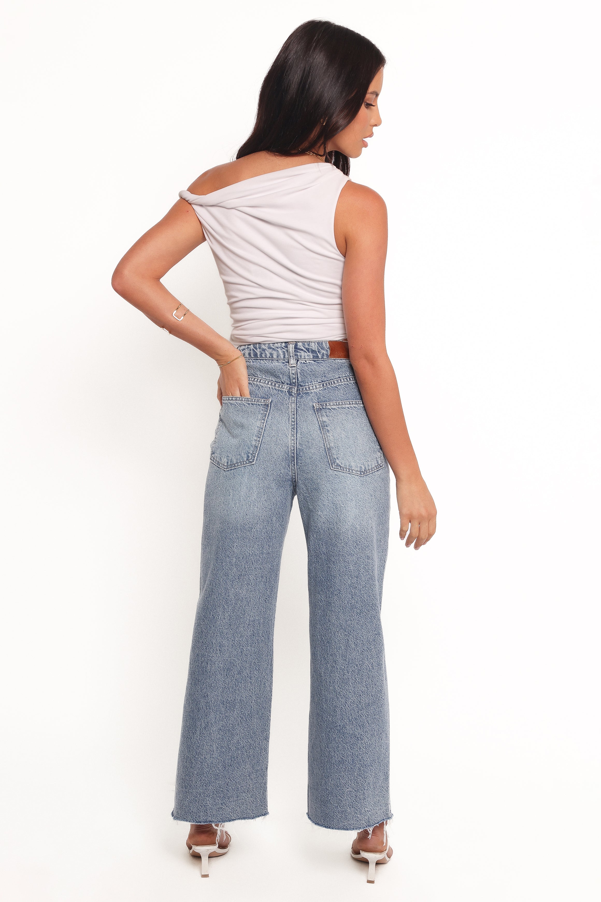 Noemi High Rise Crop Leg Jeans - Imprint