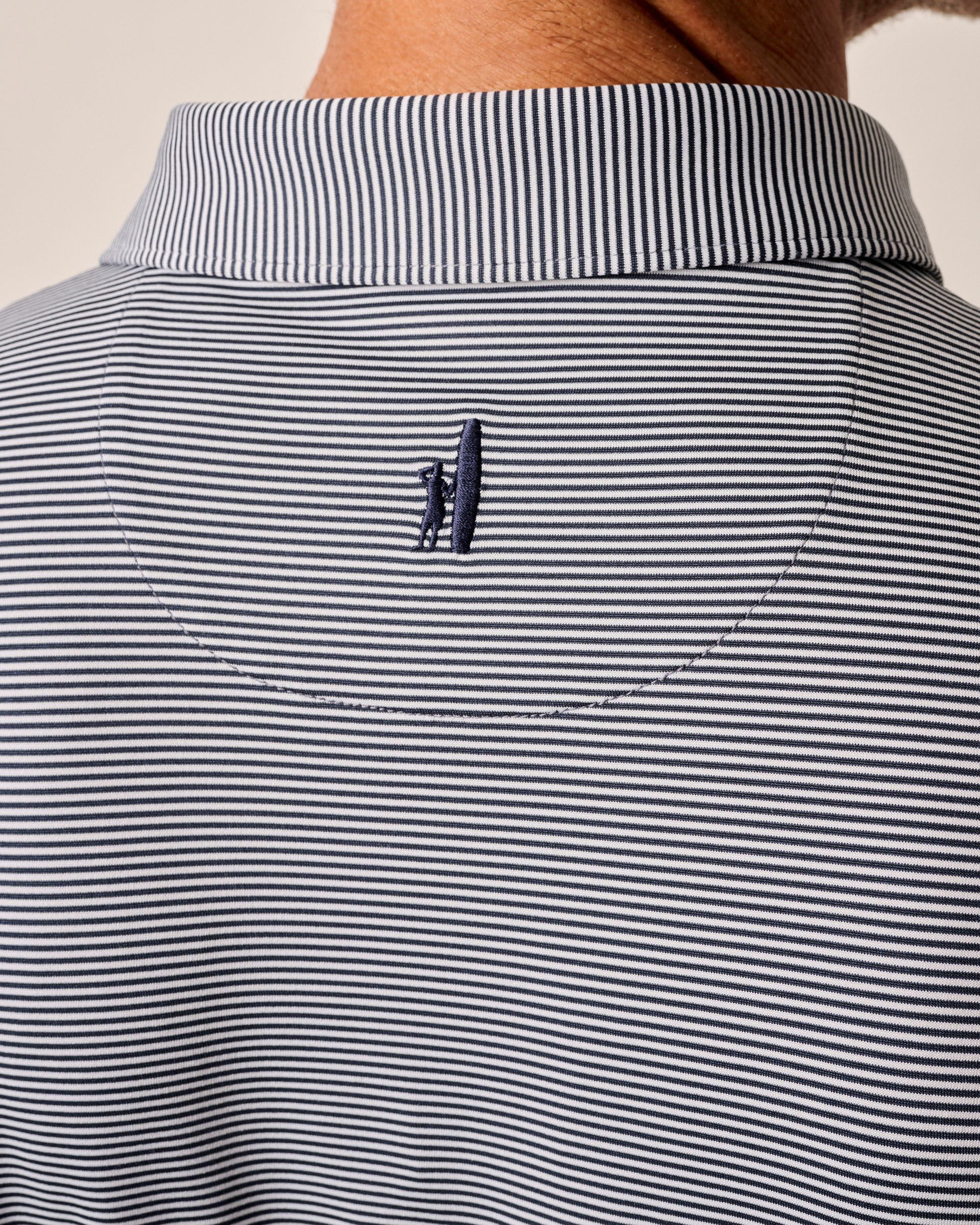 Johnnie-O Lyndonn Stripe Performance Jersey Polo