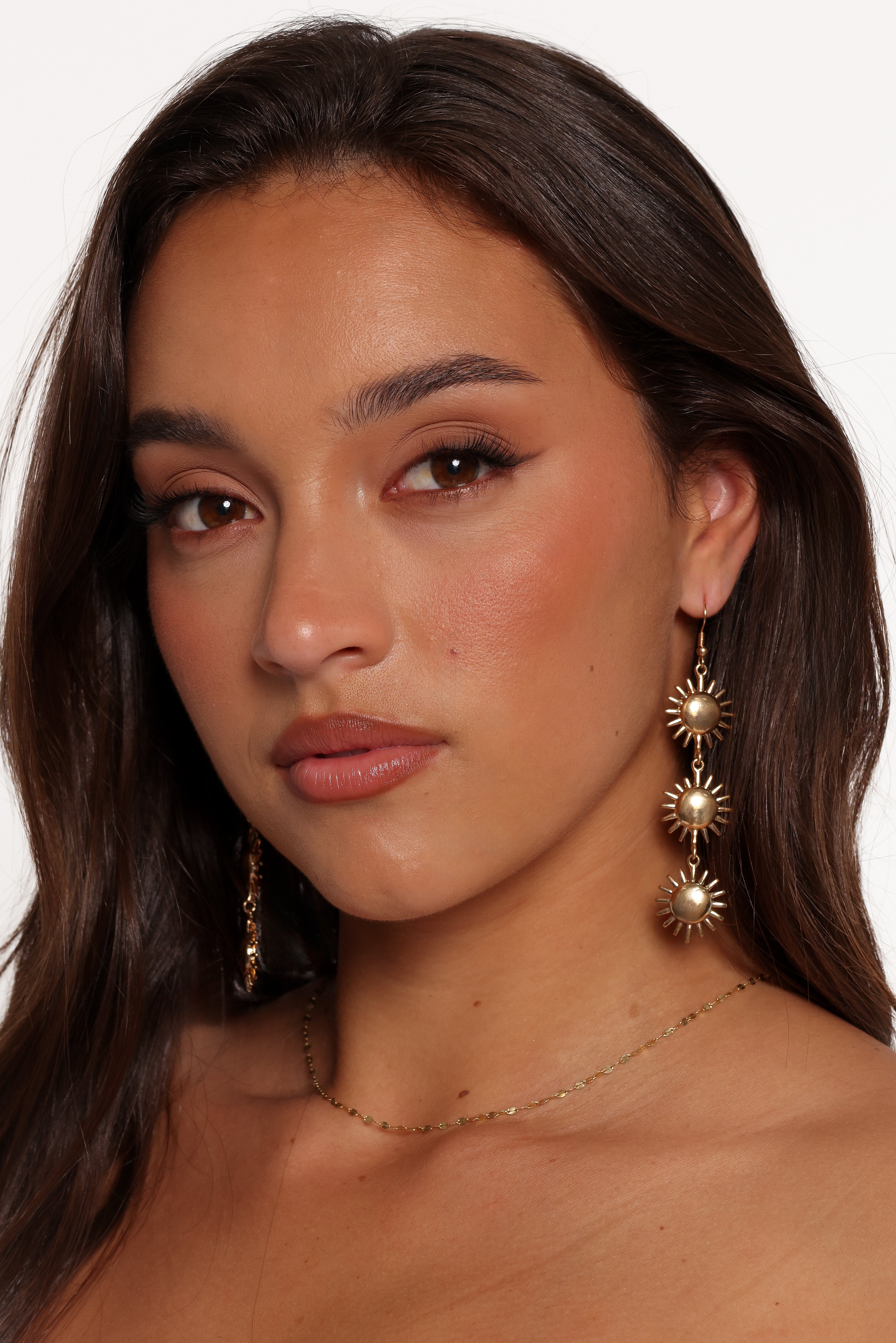 Alara Sun Earrings - Gold