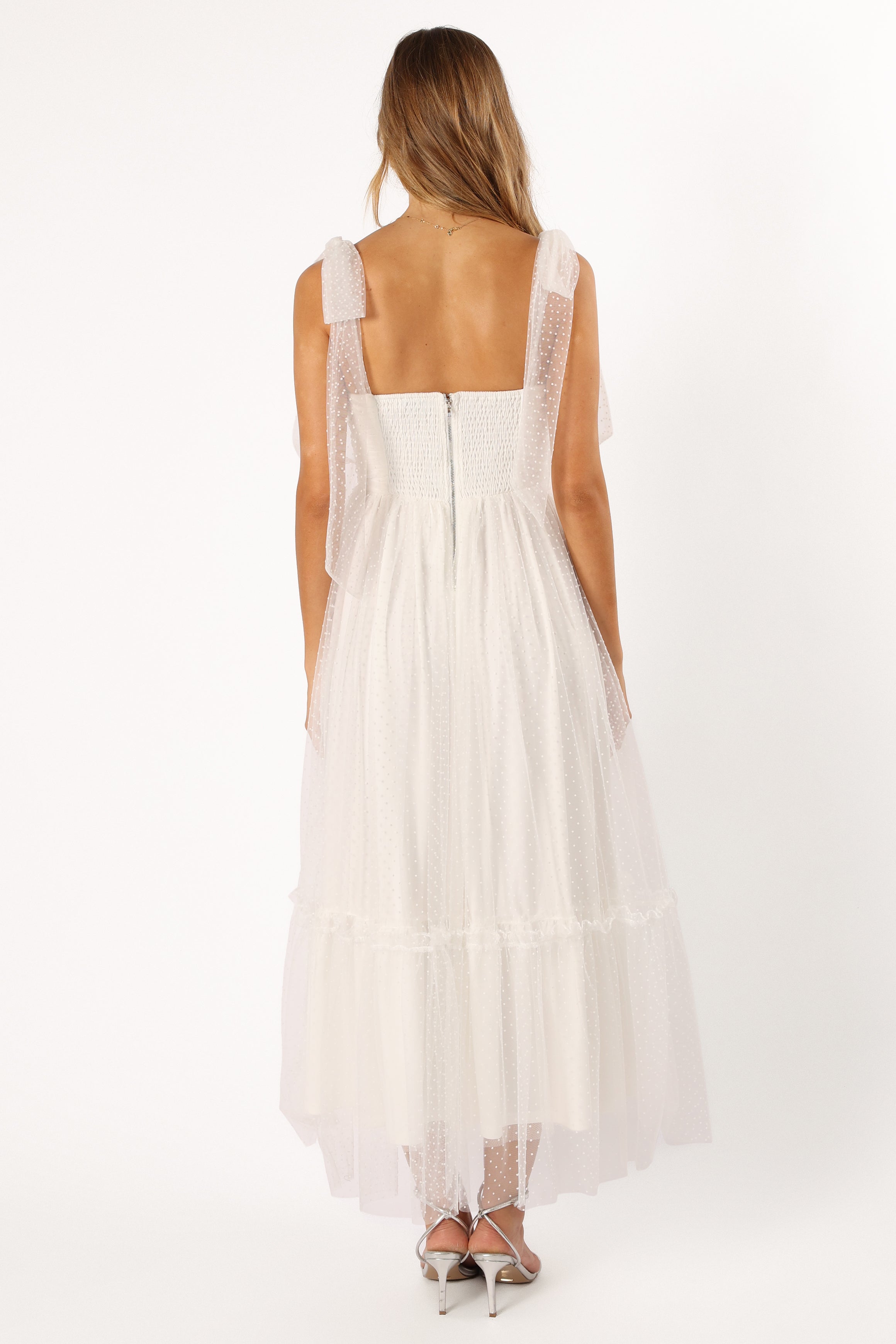 Floret Midi Dress - Off White