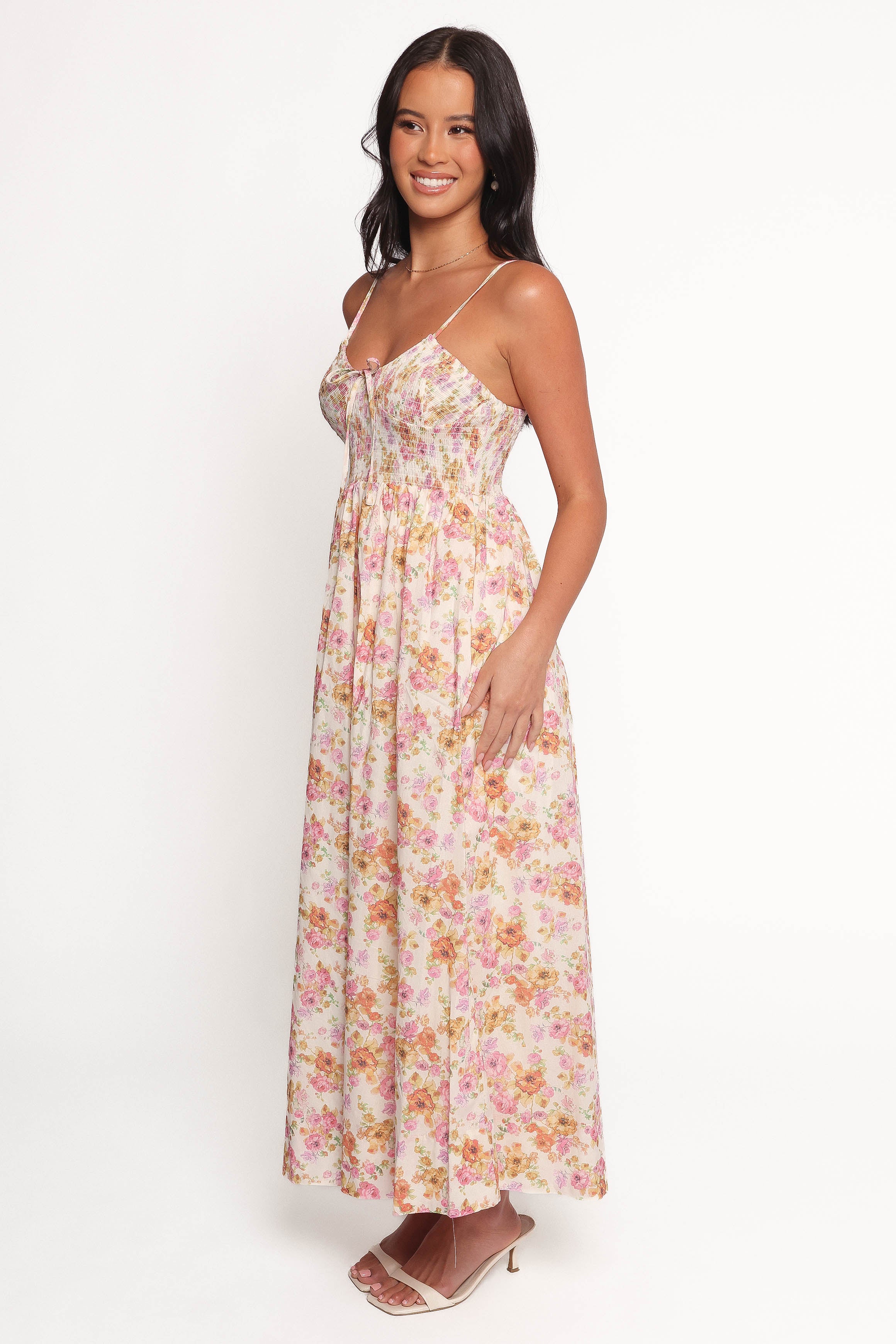 Salaca Maxi Dress - Pink/Orange