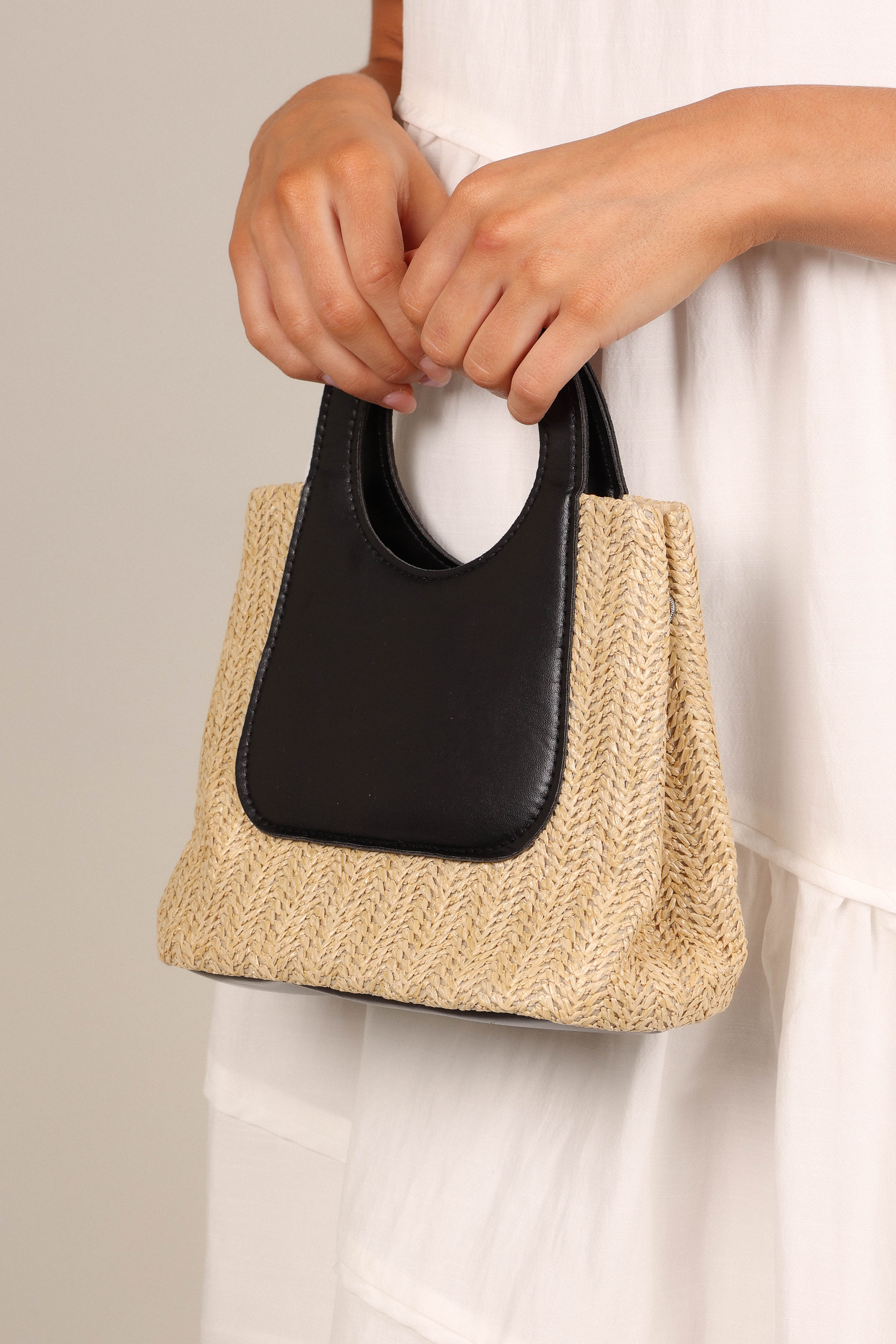 Hannah Bag - Natural/Black