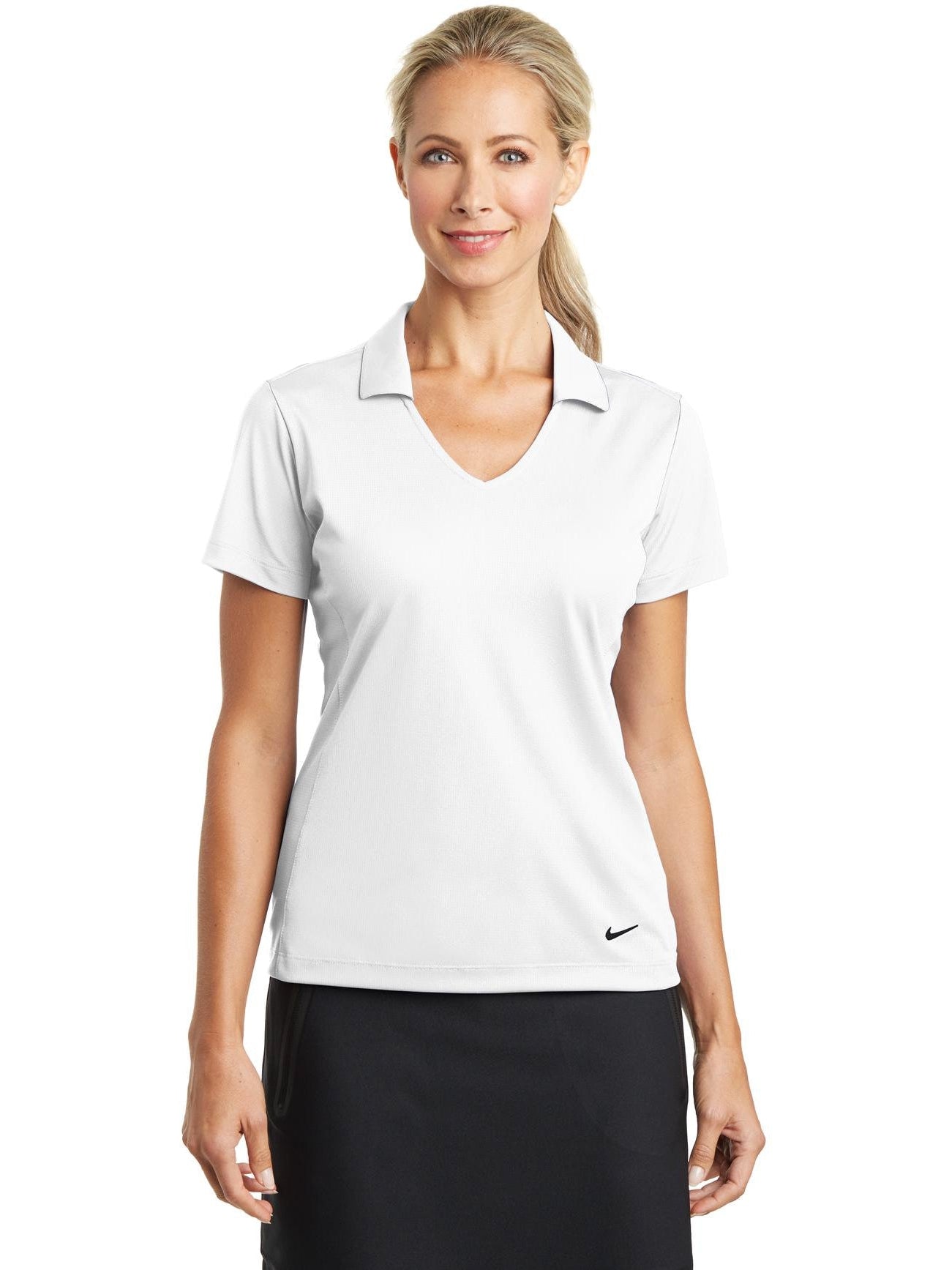 OUTLET-NIKE Ladies Dri-FIT Vertical Mesh Polo