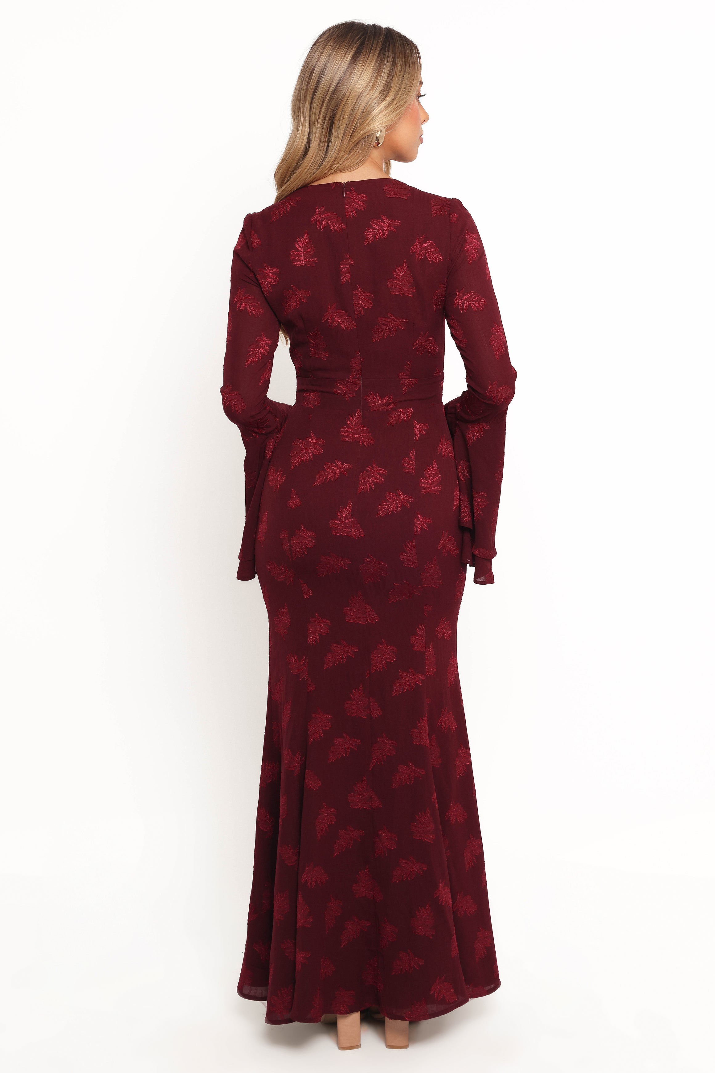 Sarey Maxi Dress - Burgundy