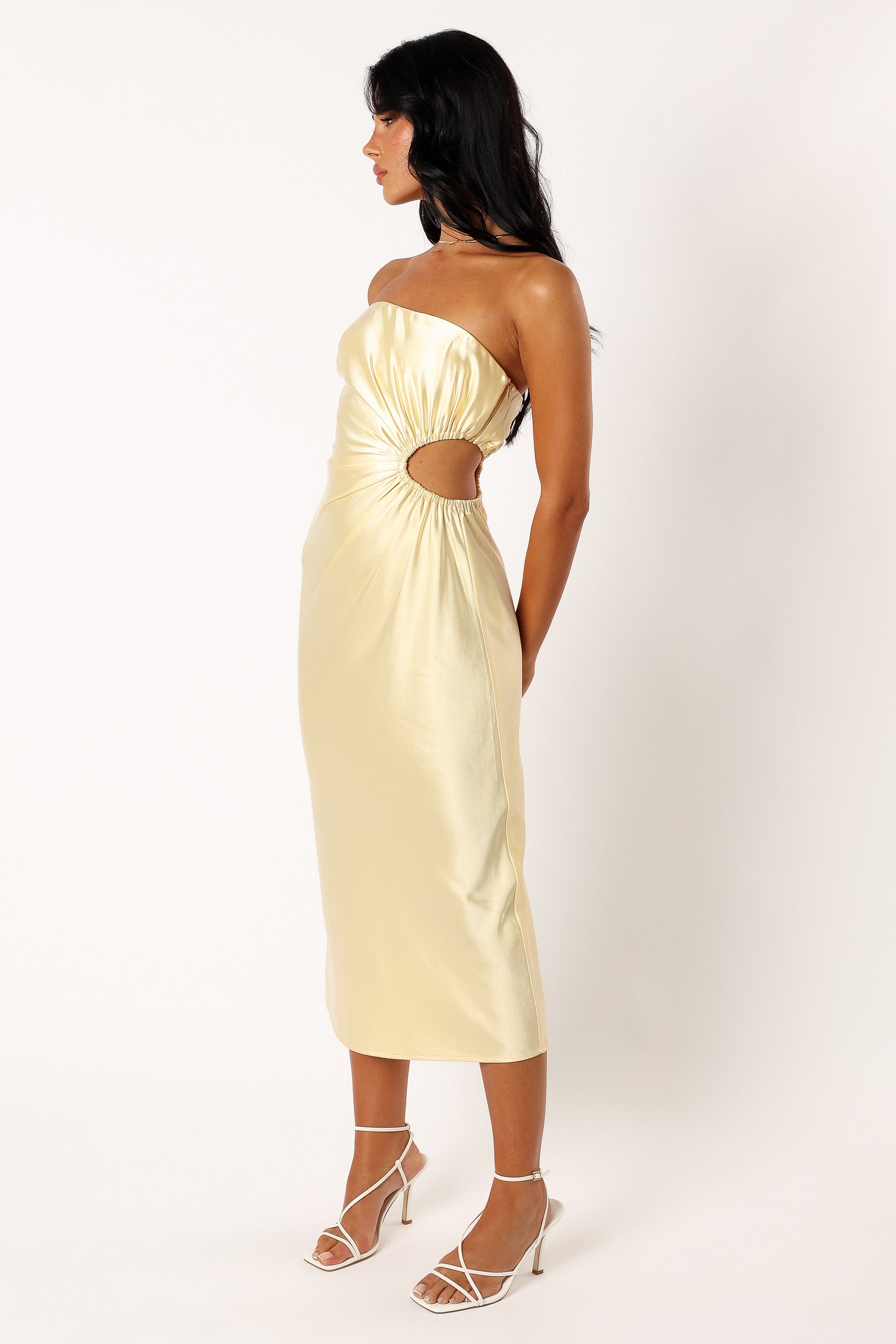 Saraya Midi Dress - Butter