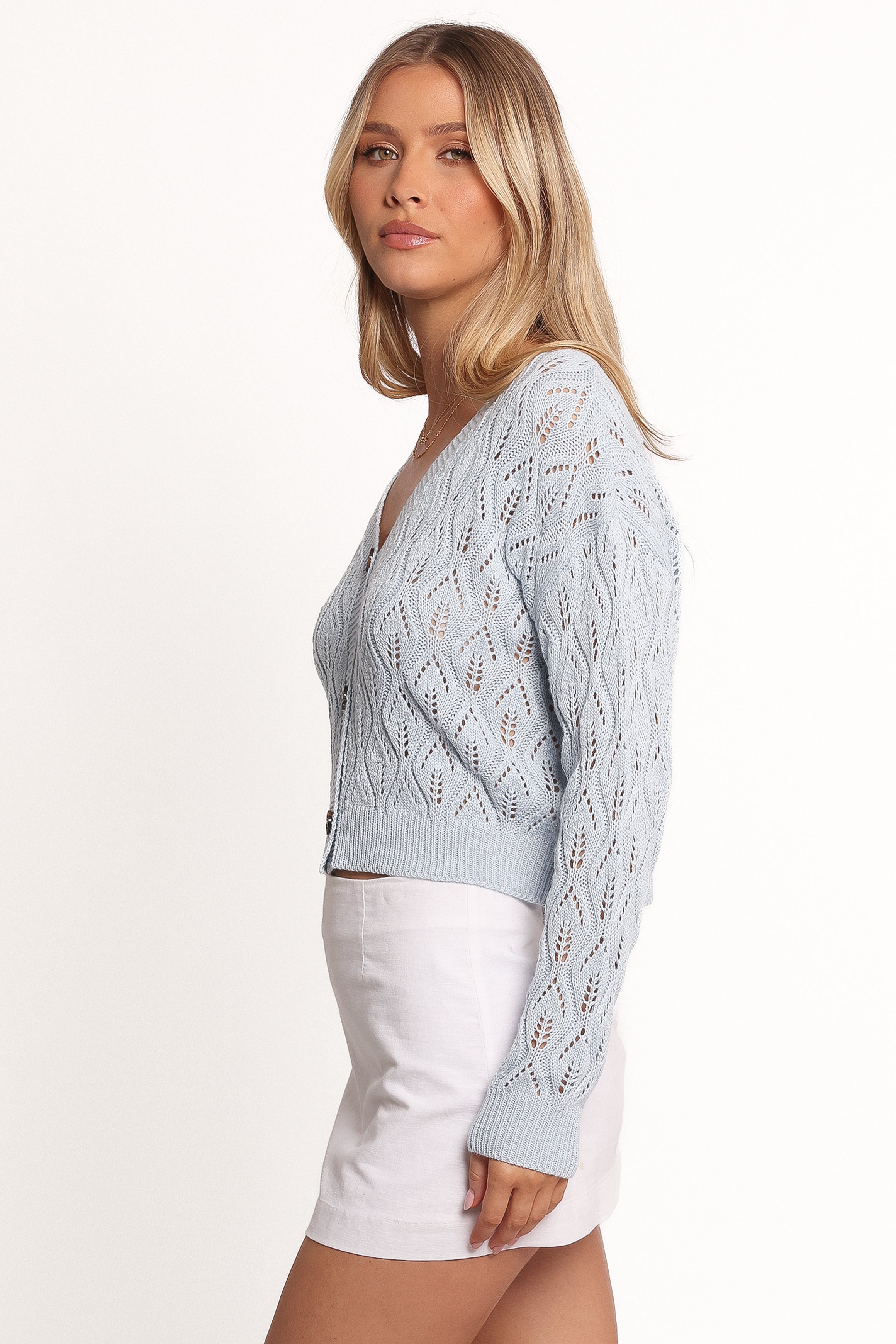 Ellen Cardigan - Pale Blue