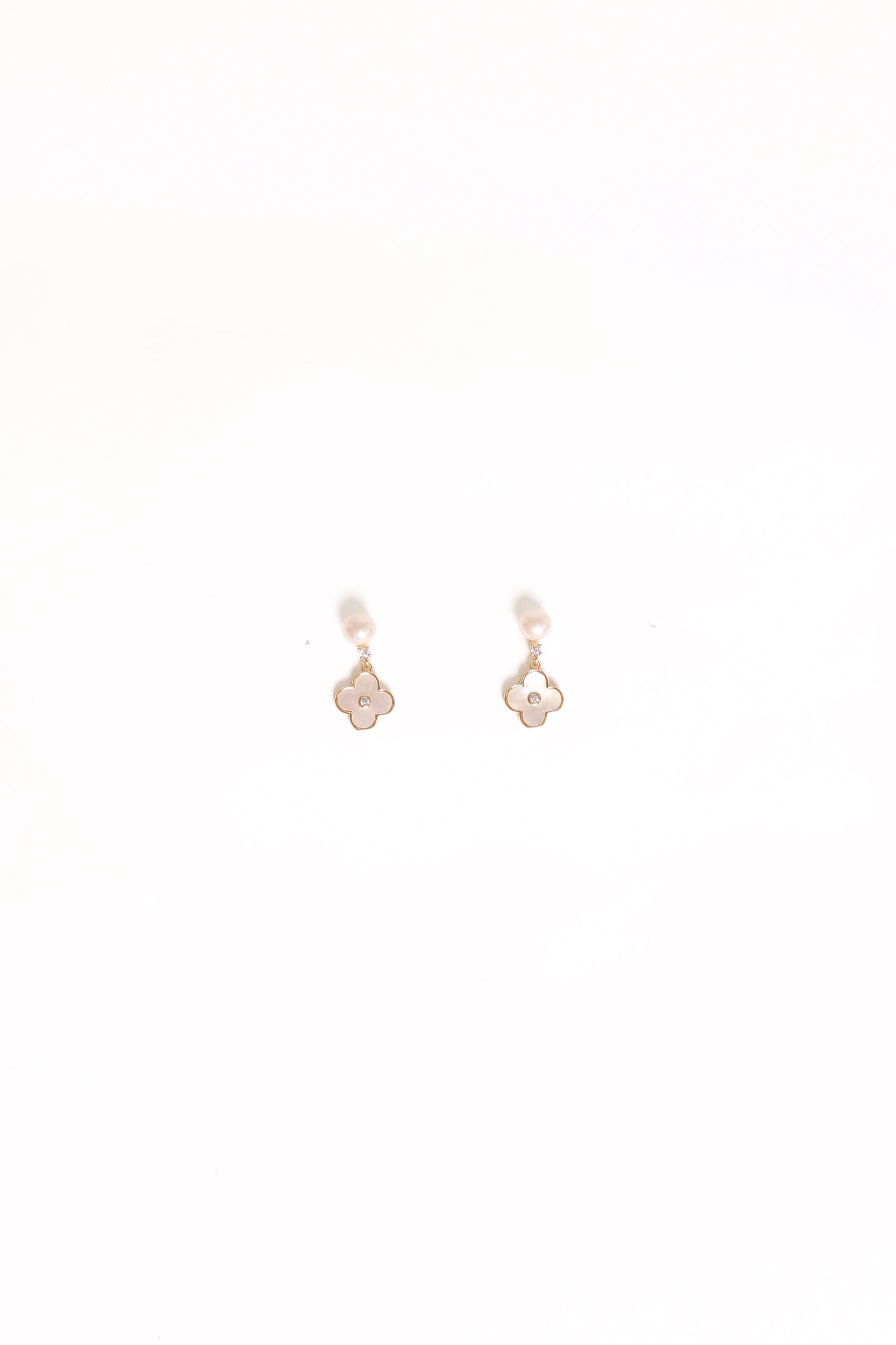 Marlowe Flower Earrings - Gold