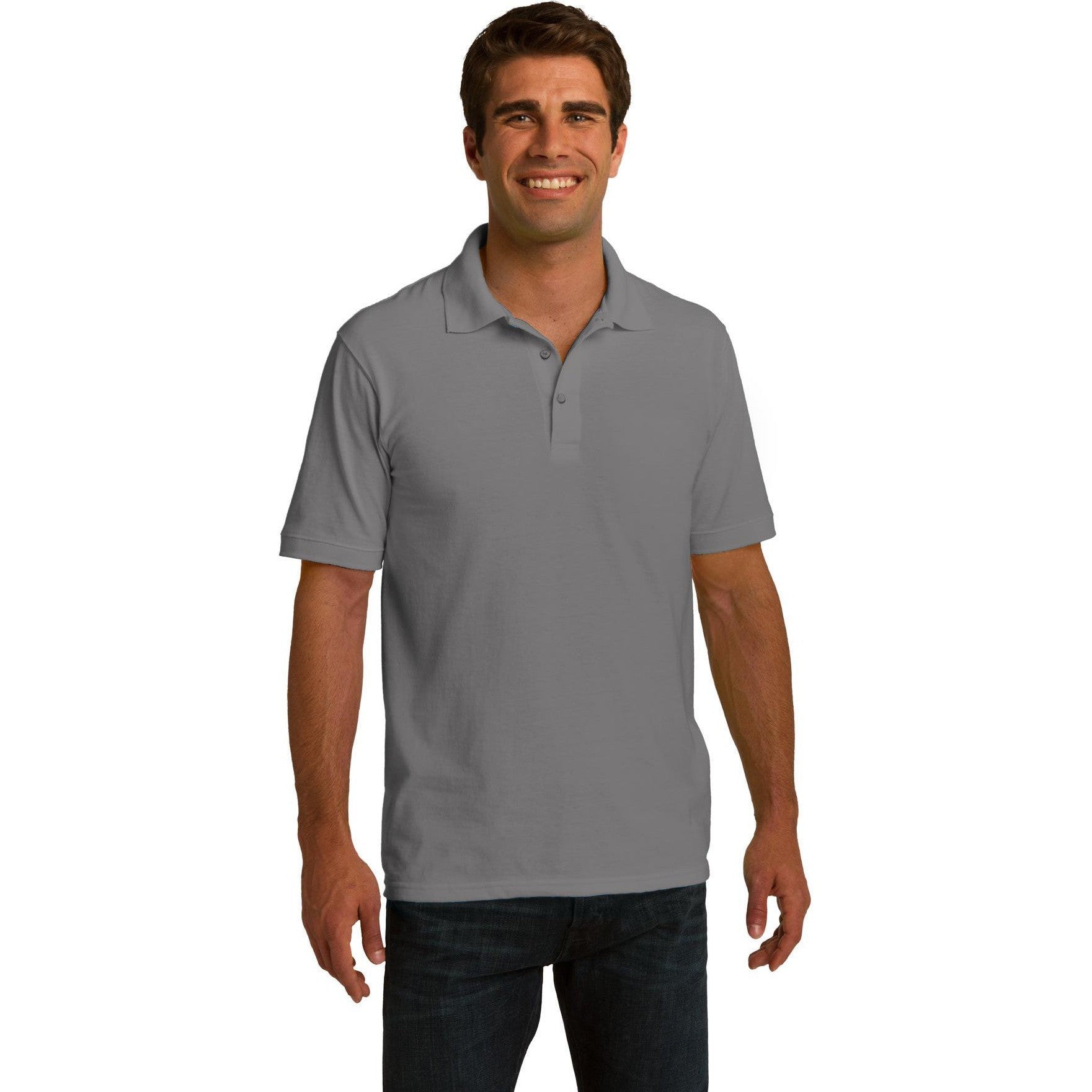 CLOSEOUT - Port & Company Ring Spun Pique Polo