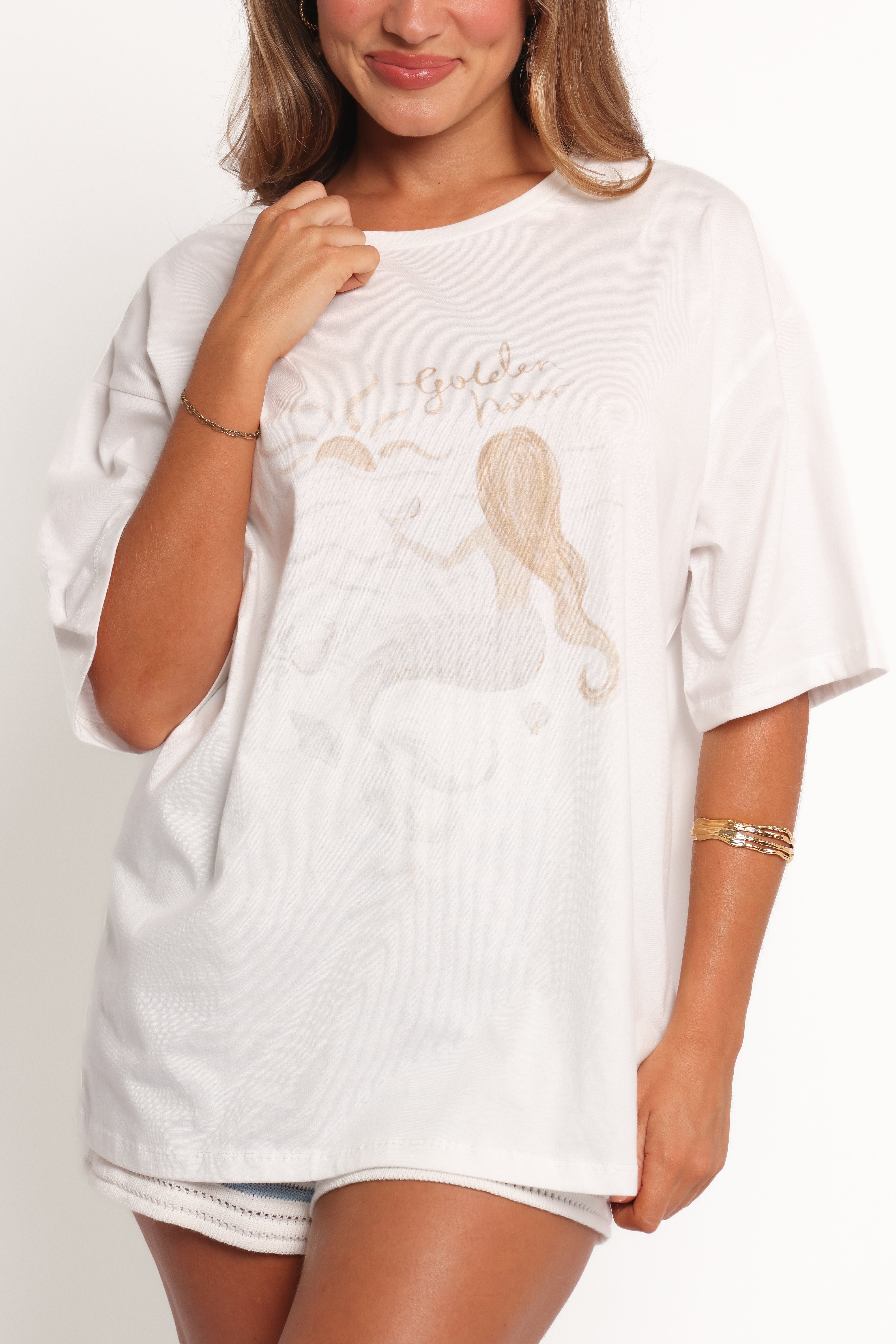 Mia Graphic Tee - Golden Hour