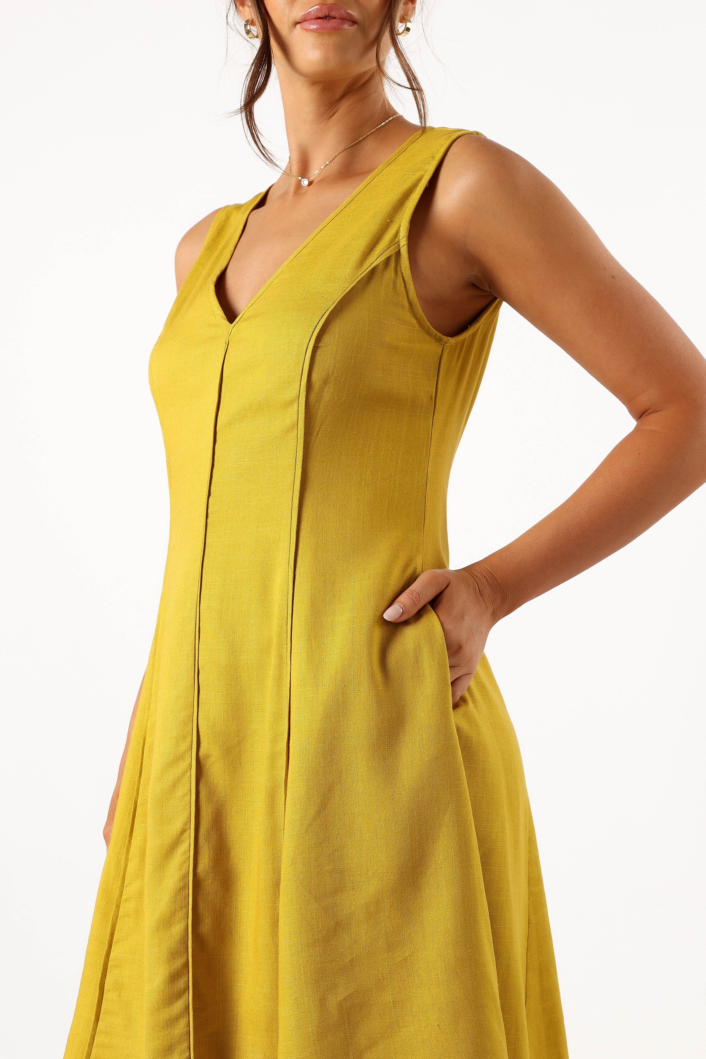 Rubes Mini Dress - Mustard