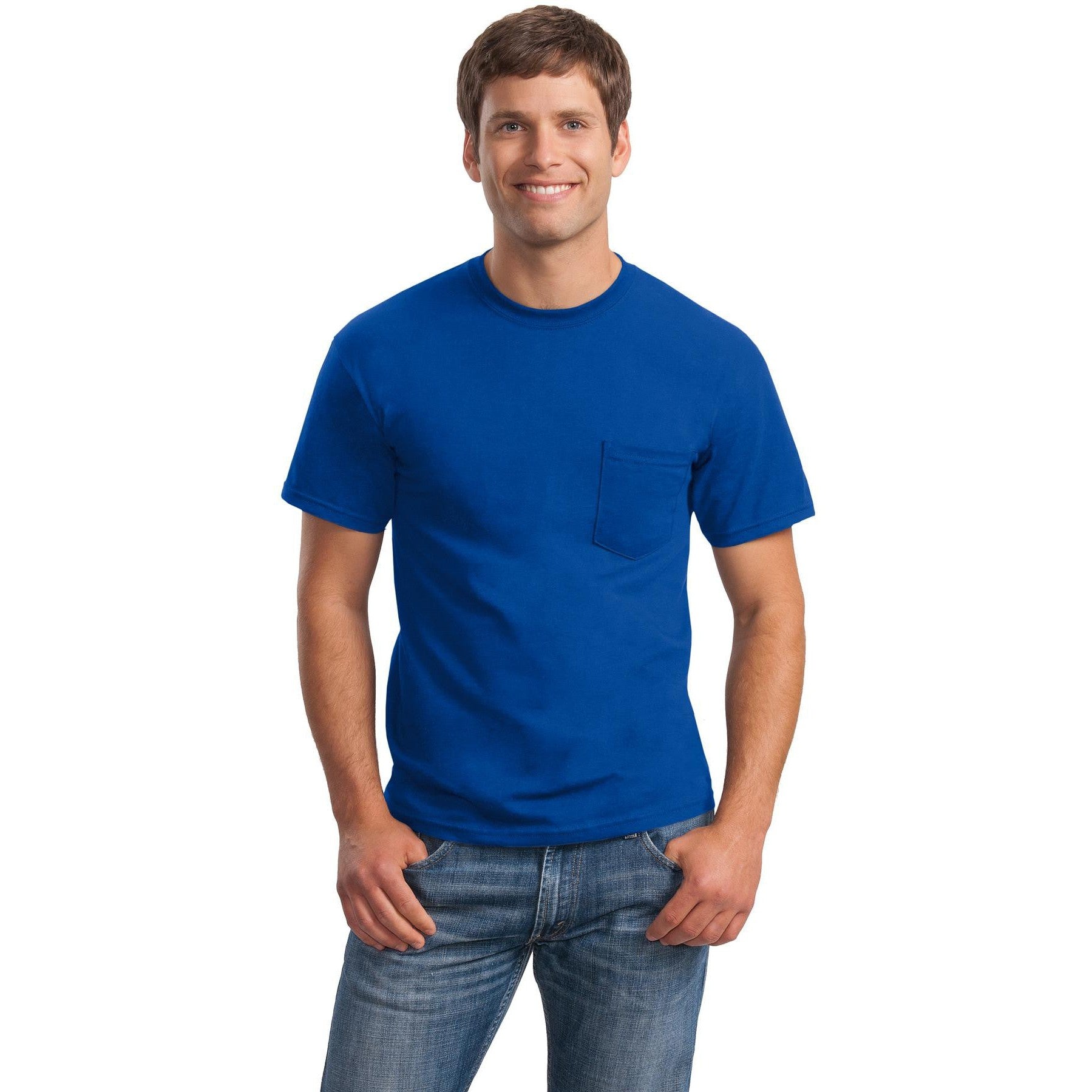 CLOSEOUT - Gildan Ultra Cotton 100% US Cotton T-Shirt with Pocket