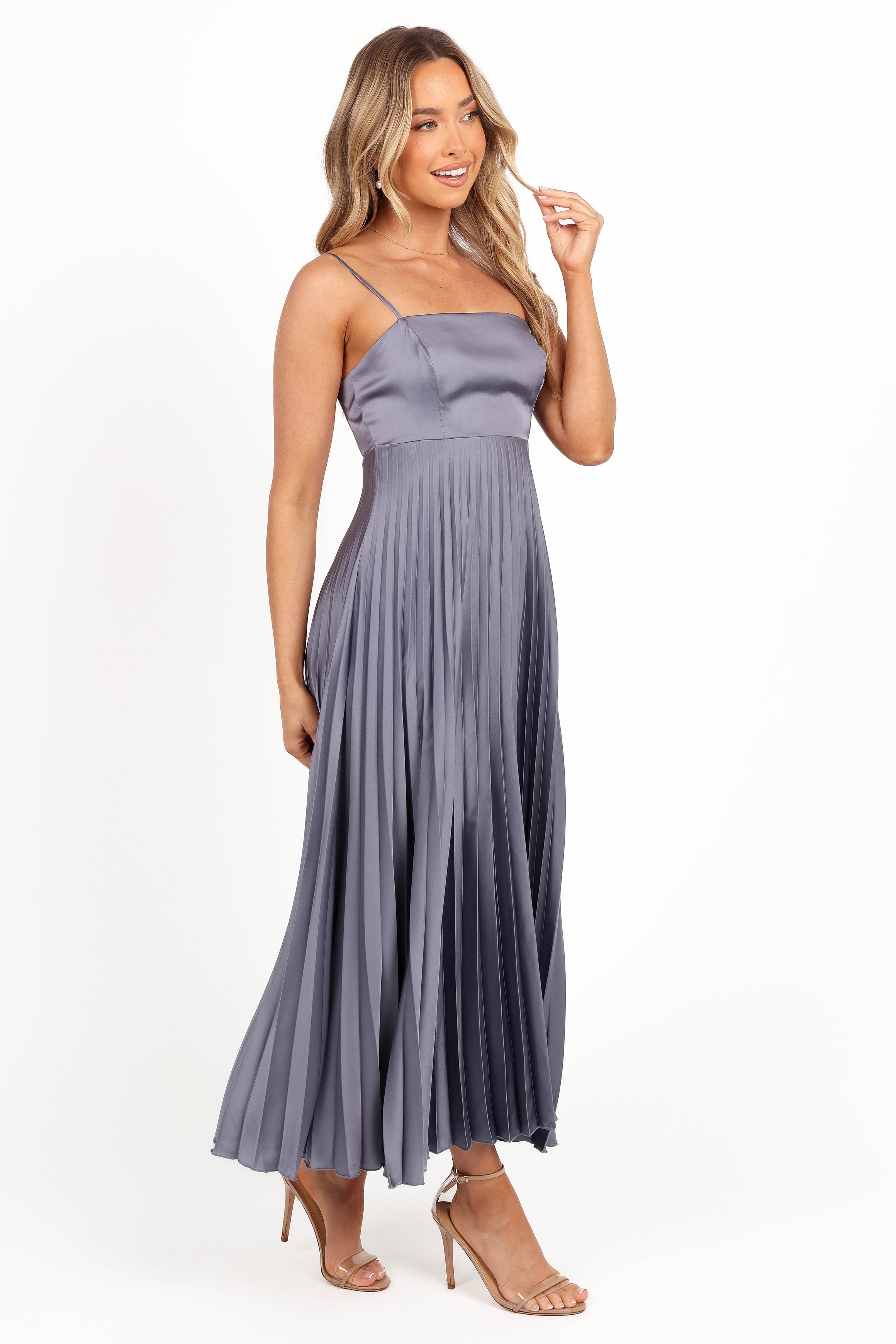 Keegan Maxi Dress - Steel Gray