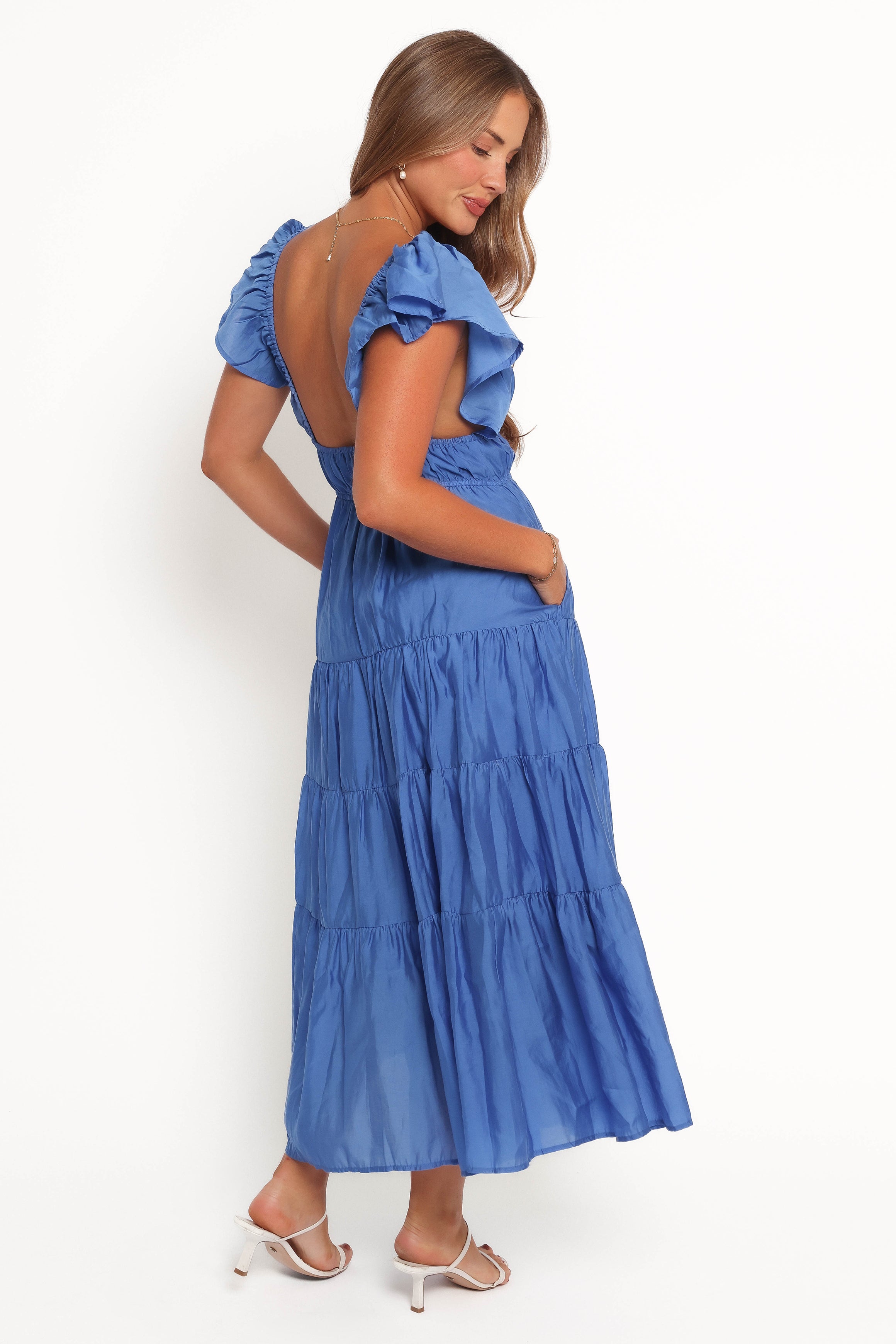 Elowen Midi Dress - Cobalt Blue