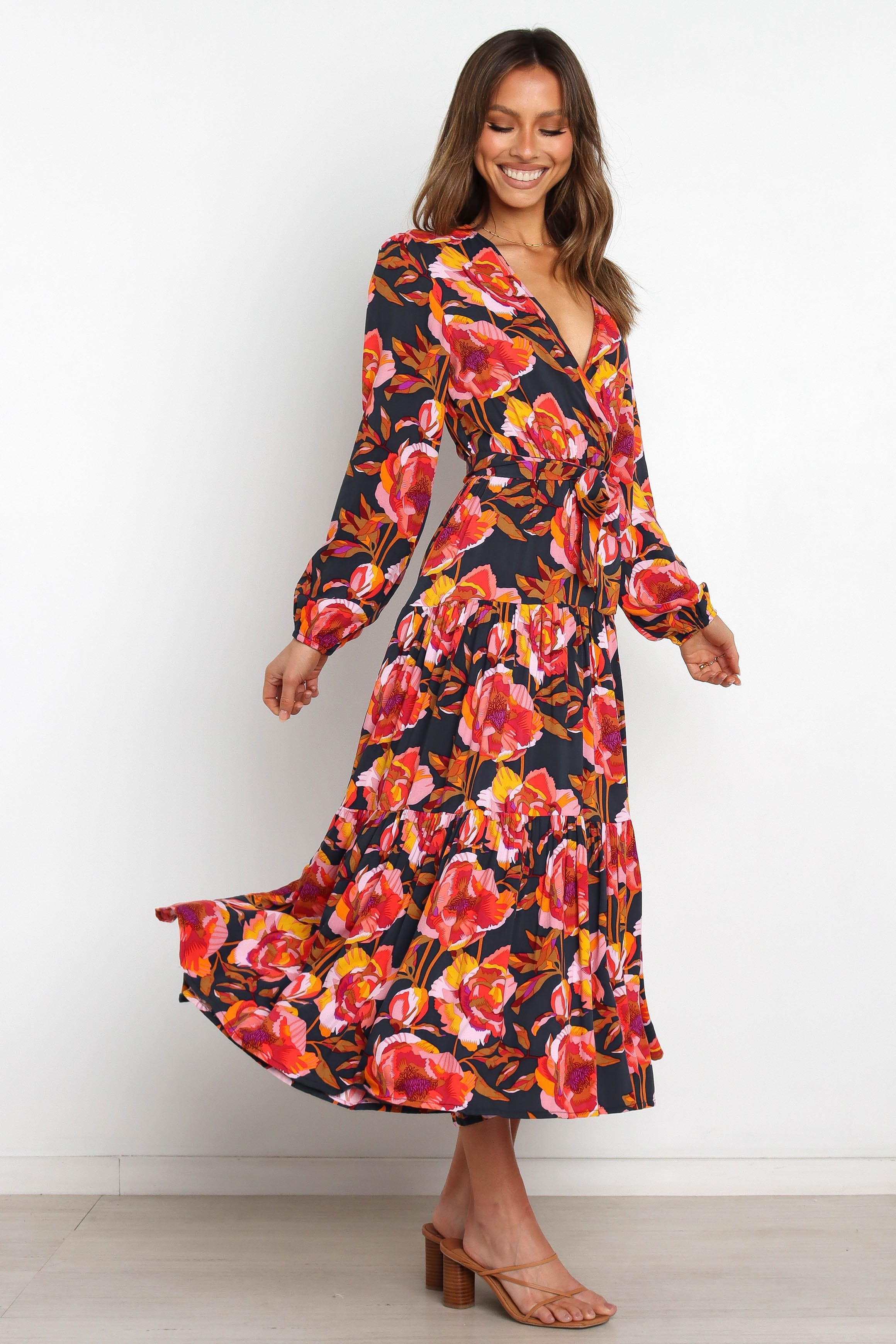 Balsa Dress - Navy Floral