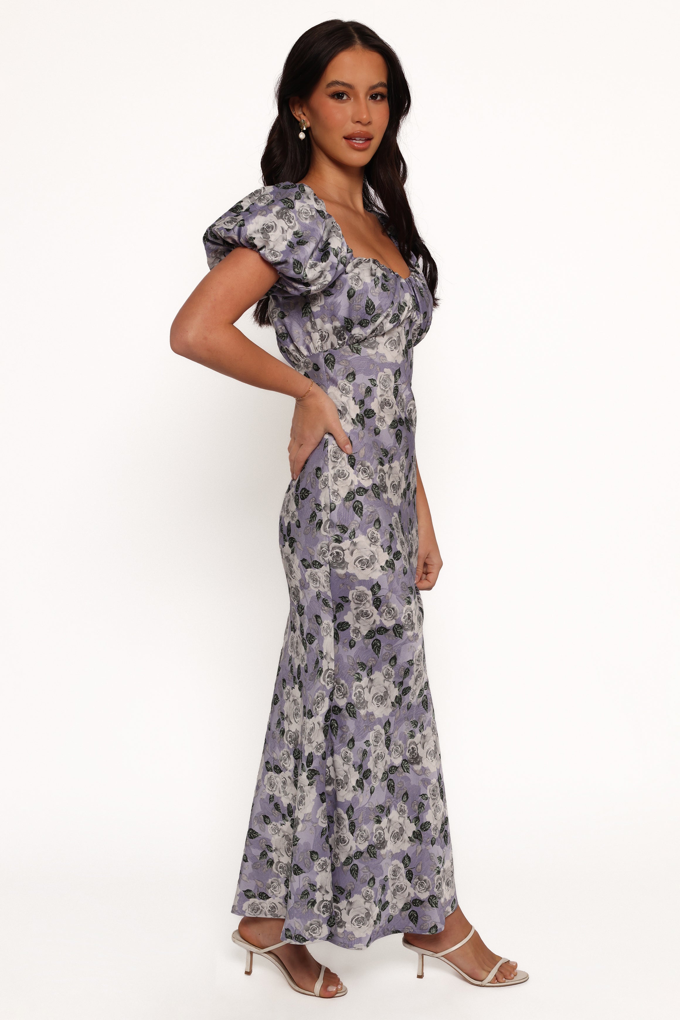 Marjorie Midi Dress - Lavender