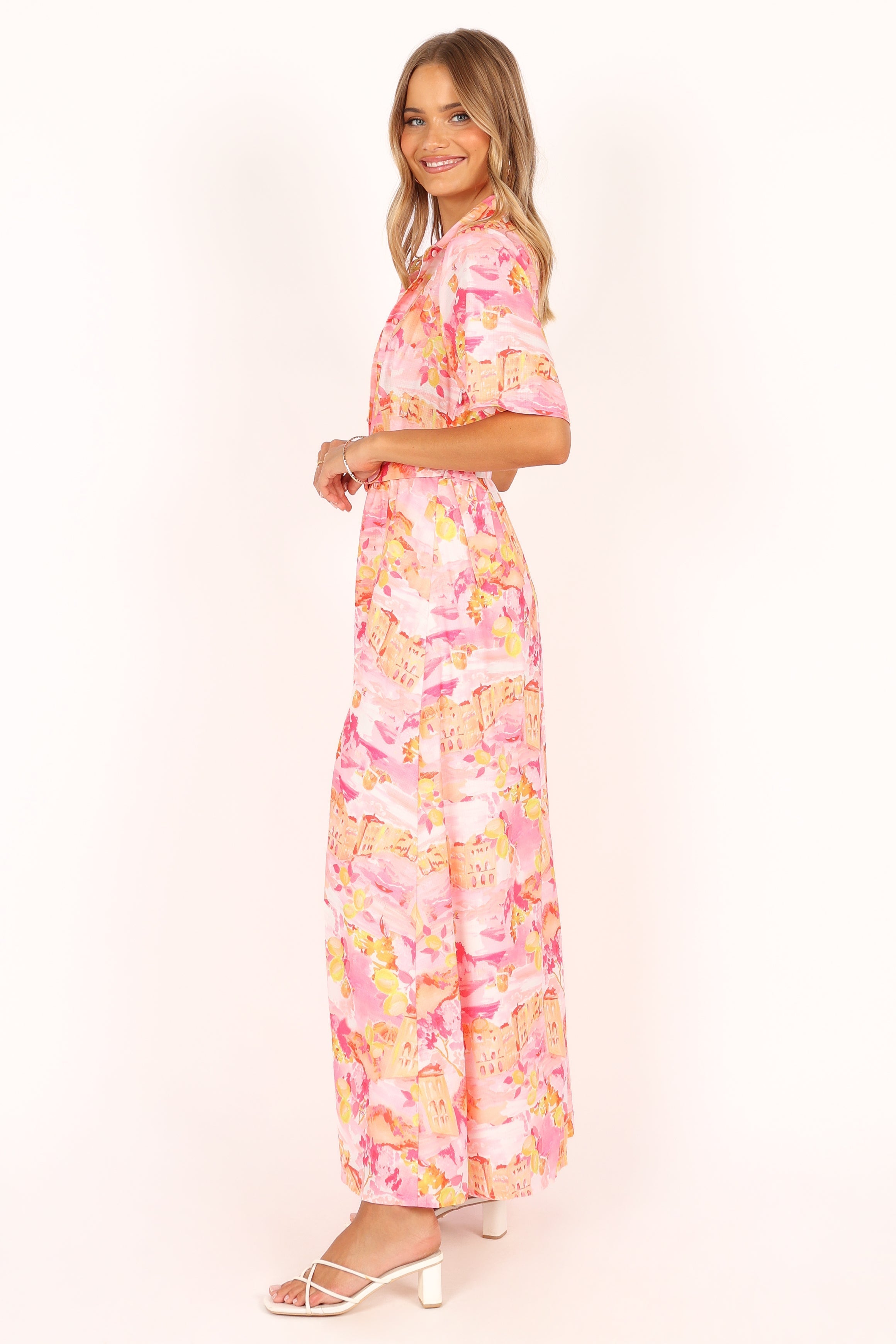 Arianna Maxi Dress - Pink Scenic