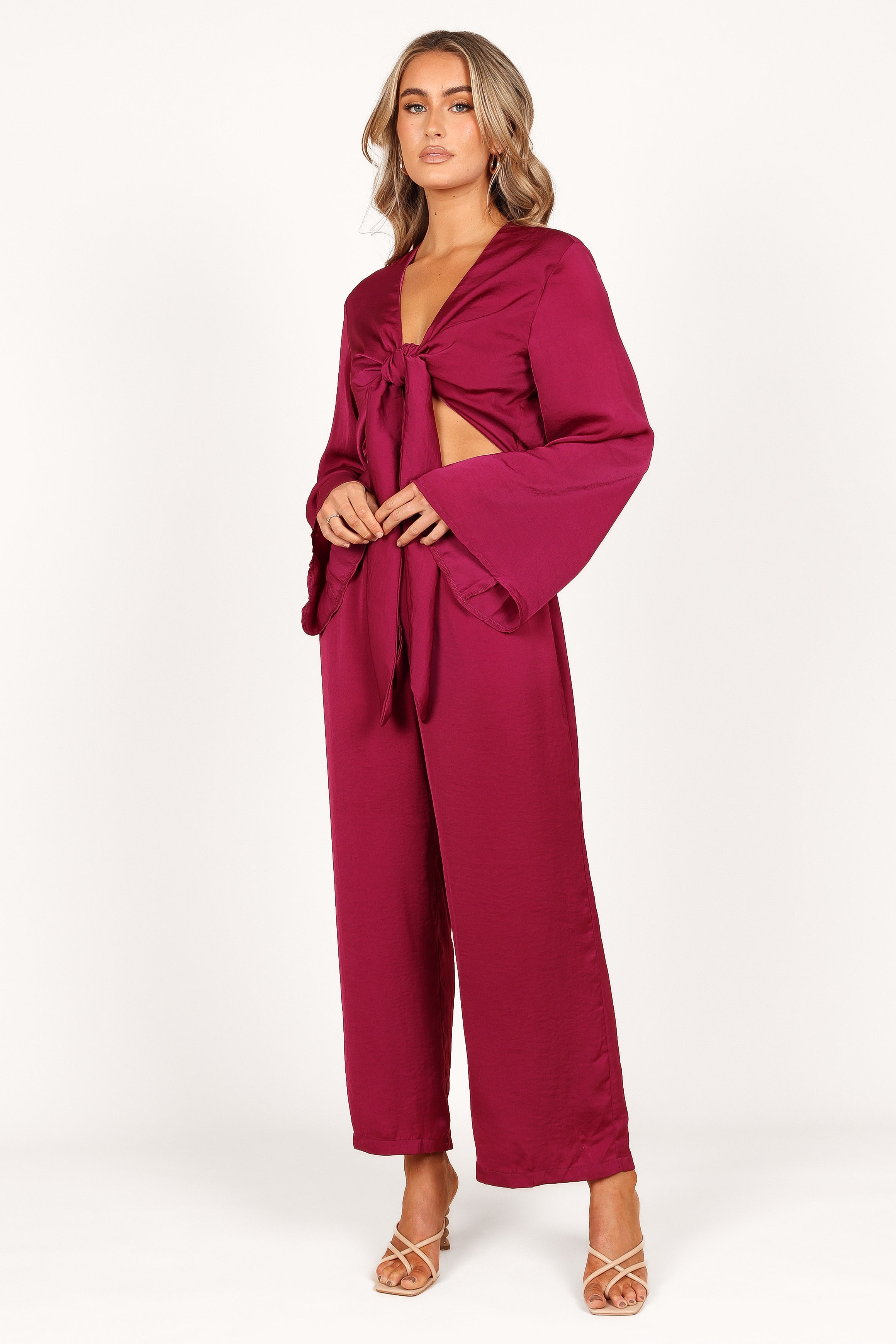 Pluto Jumpsuit - Magenta