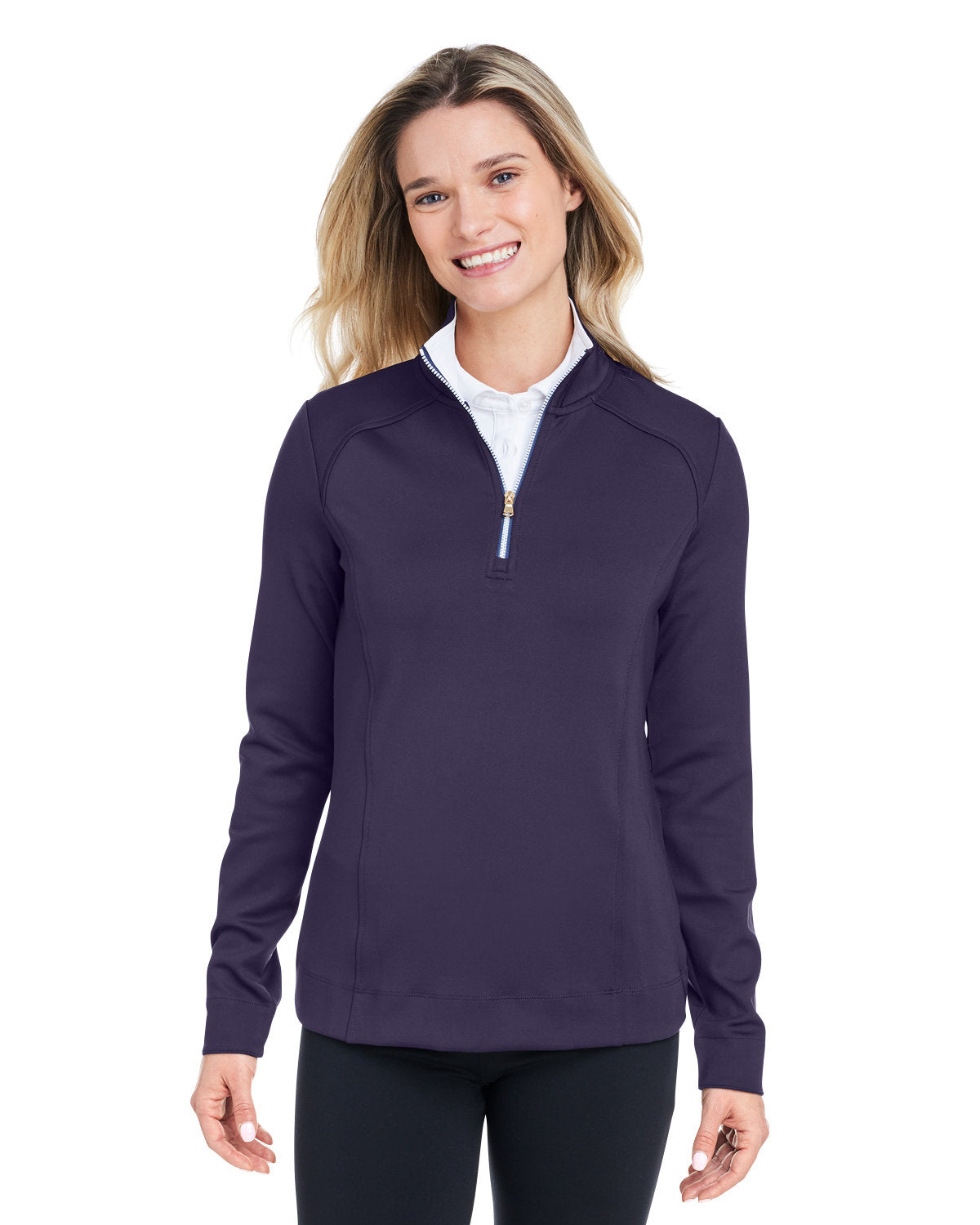 Fairway & Greene Ladies Wells Quarter-Zip Tech Pullover