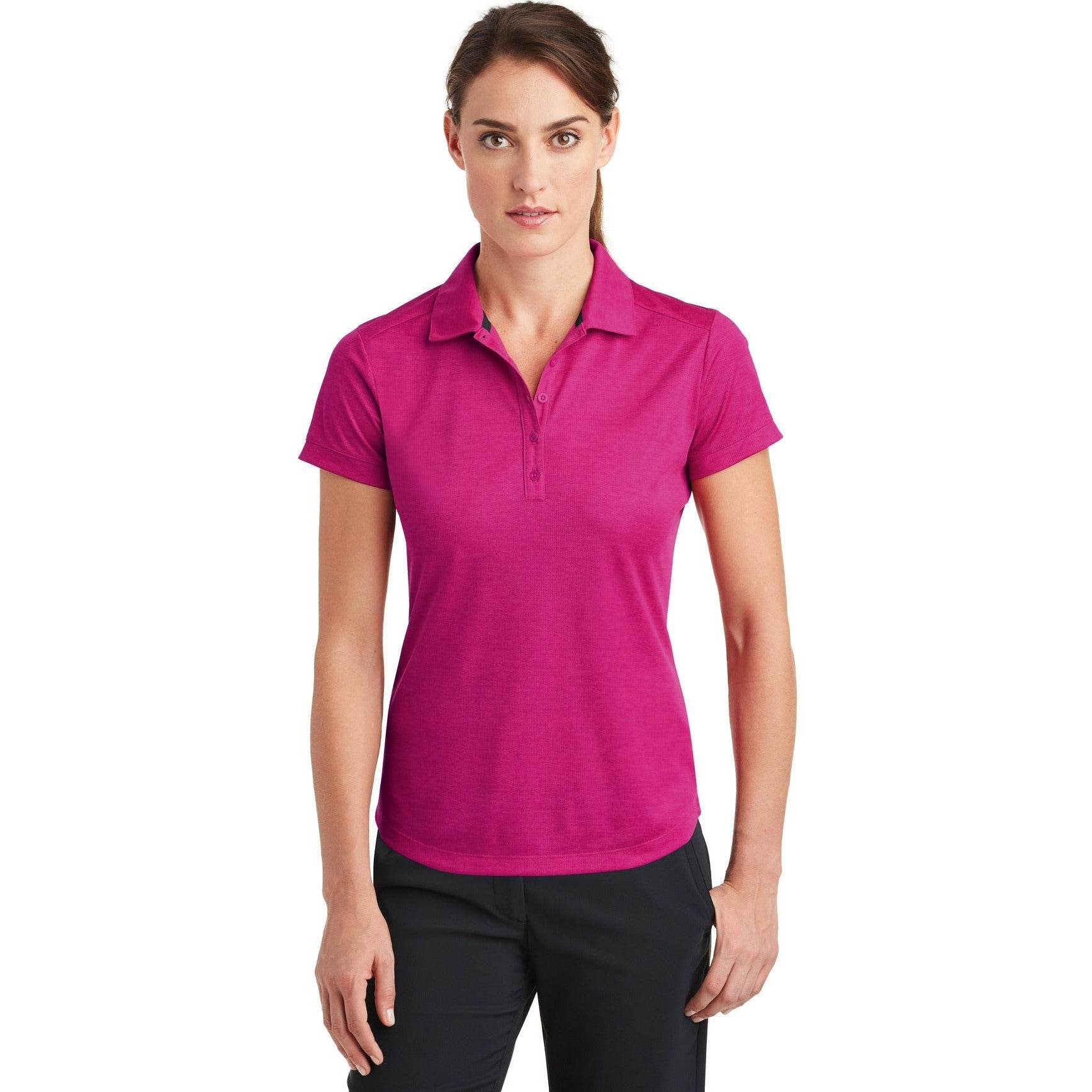 CLOSEOUT - Nike Ladies Dri-FIT Crosshatch Polo