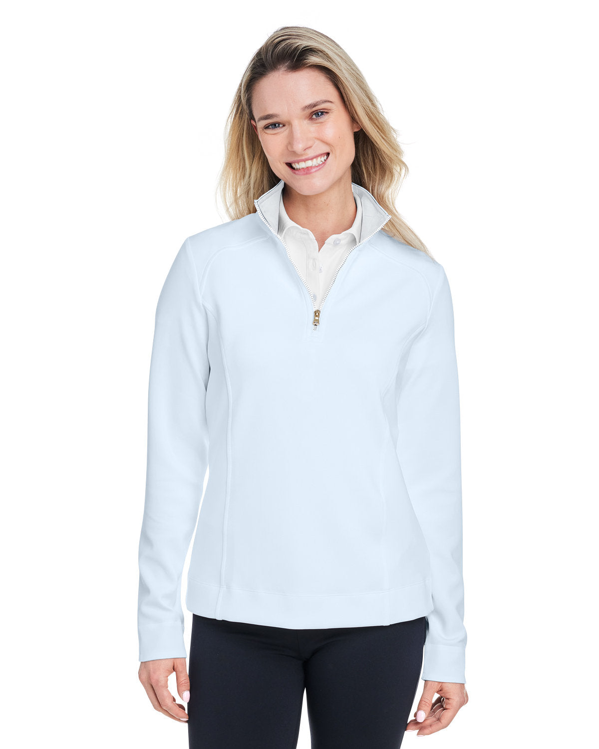 Fairway & Greene Ladies Wells Quarter-Zip Tech Pullover