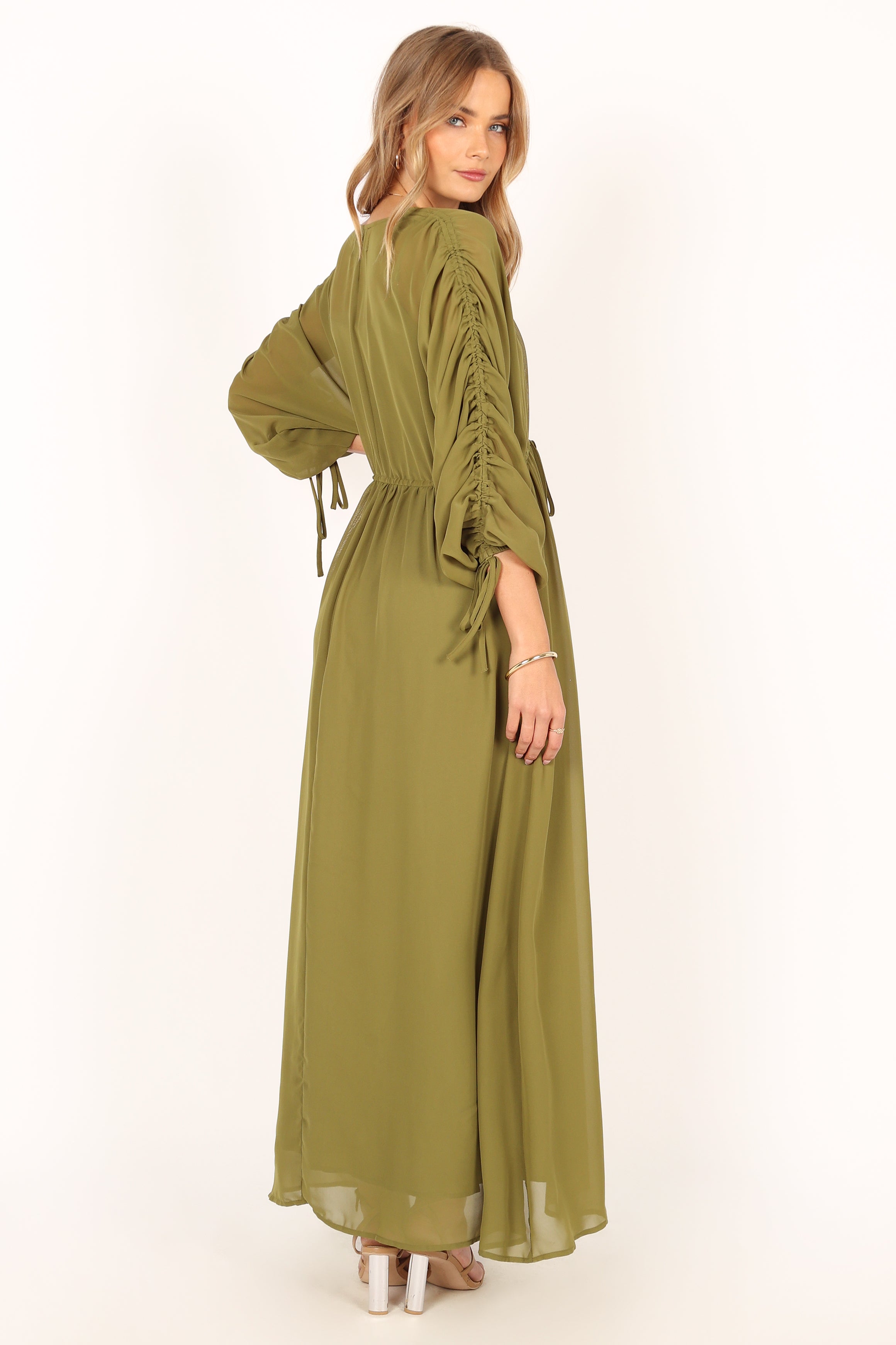 Ramona Long Sleeve Maxi Dress - Sage