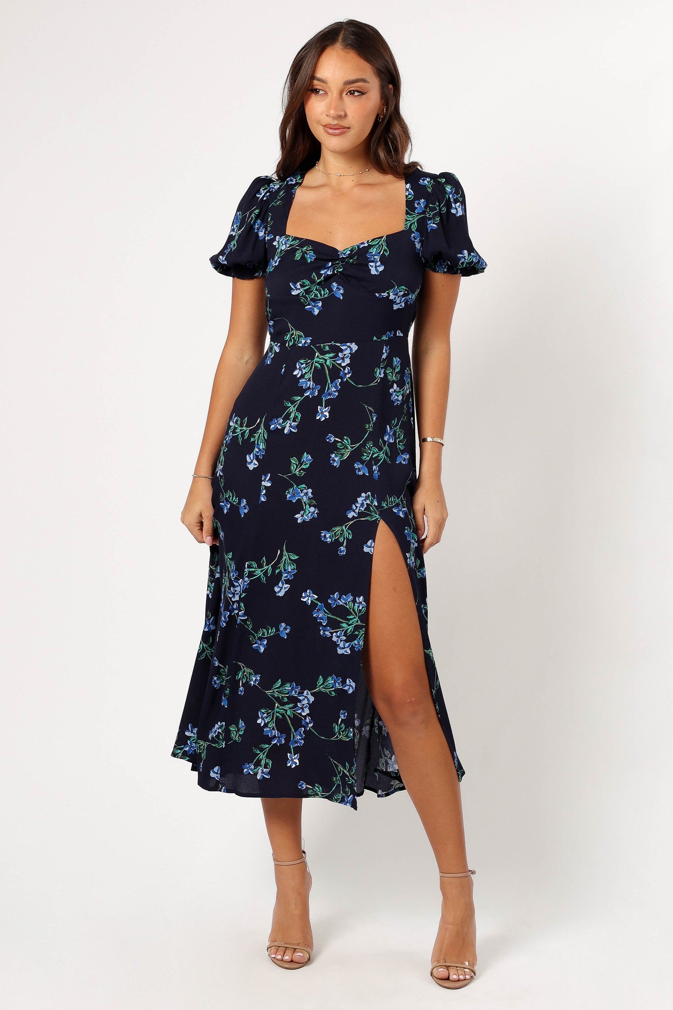 Hendrix Midi Dress - Midnight Blues