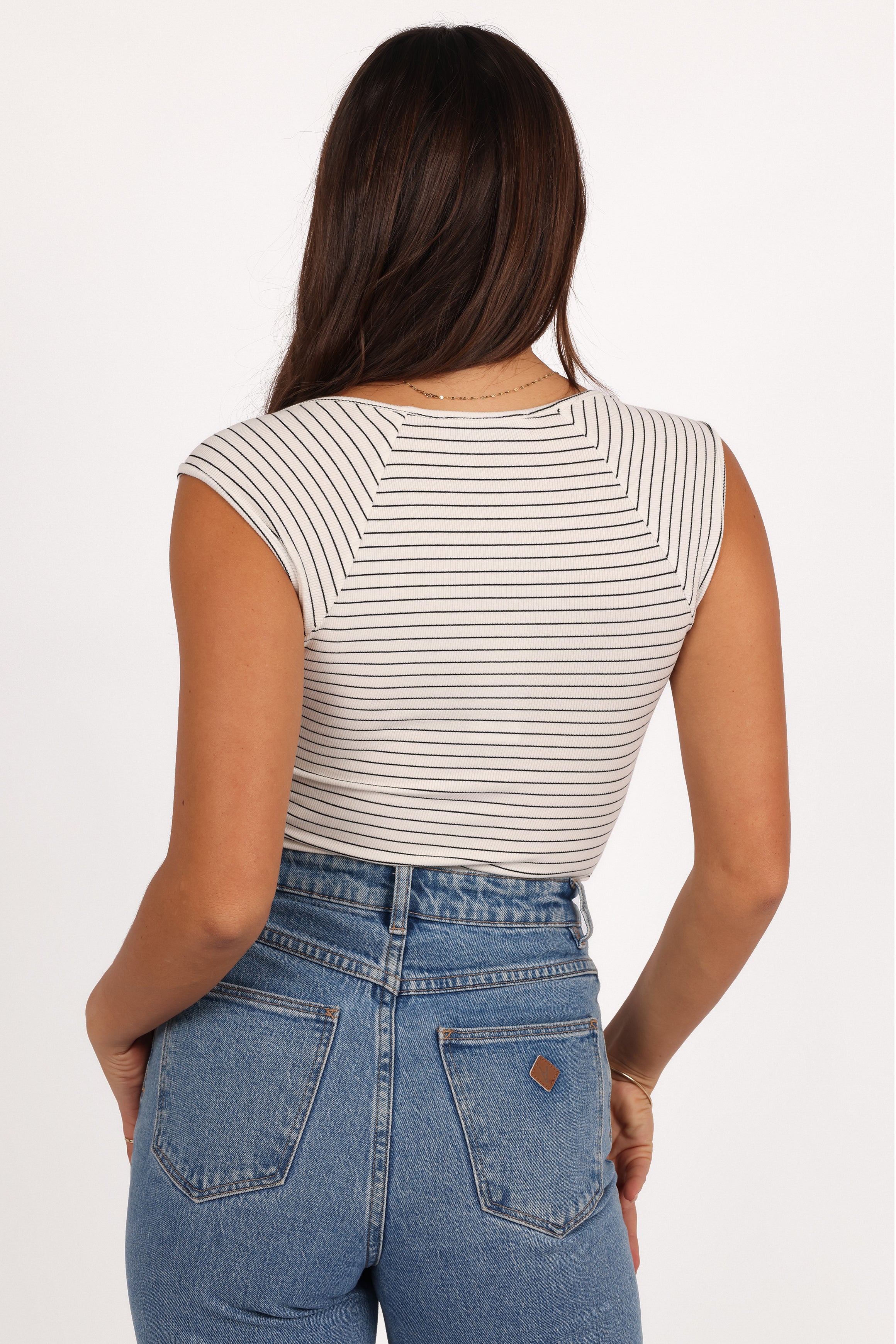 Bardot Top - Stripe