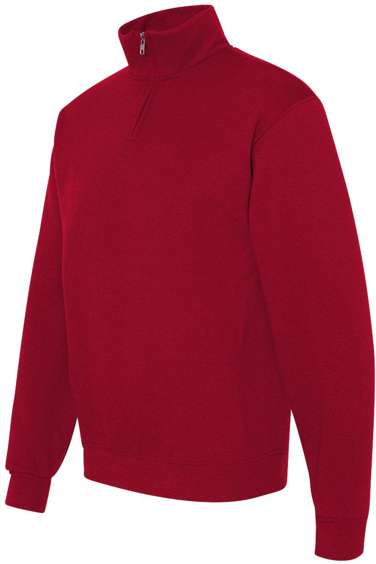 OUTLET-Jerzees Nublend Cadet Collar Quarter-Zip Sweatshirt