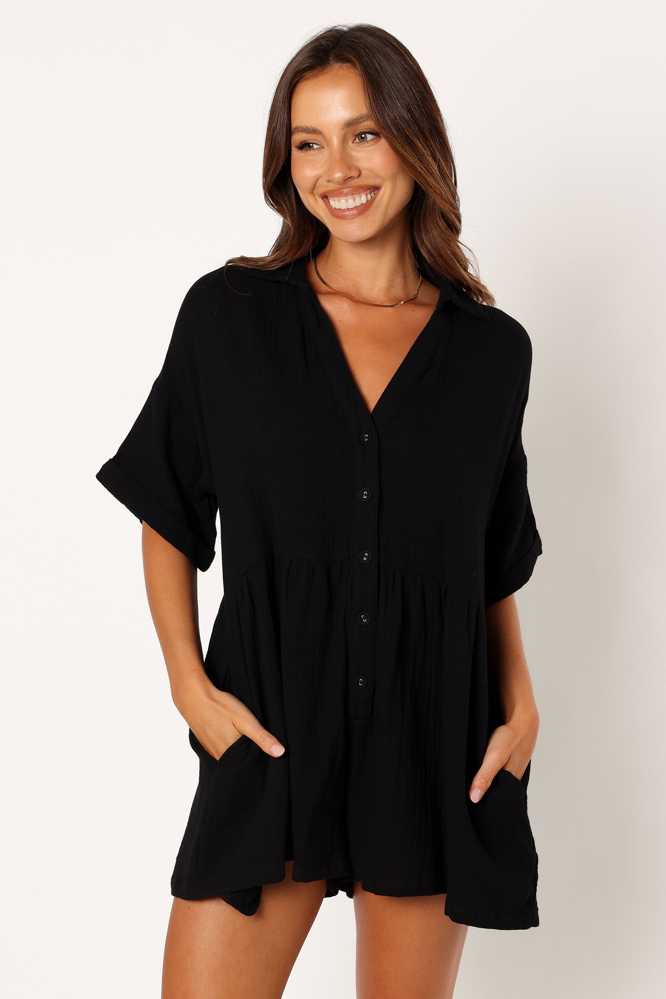 Winny Romper - Black