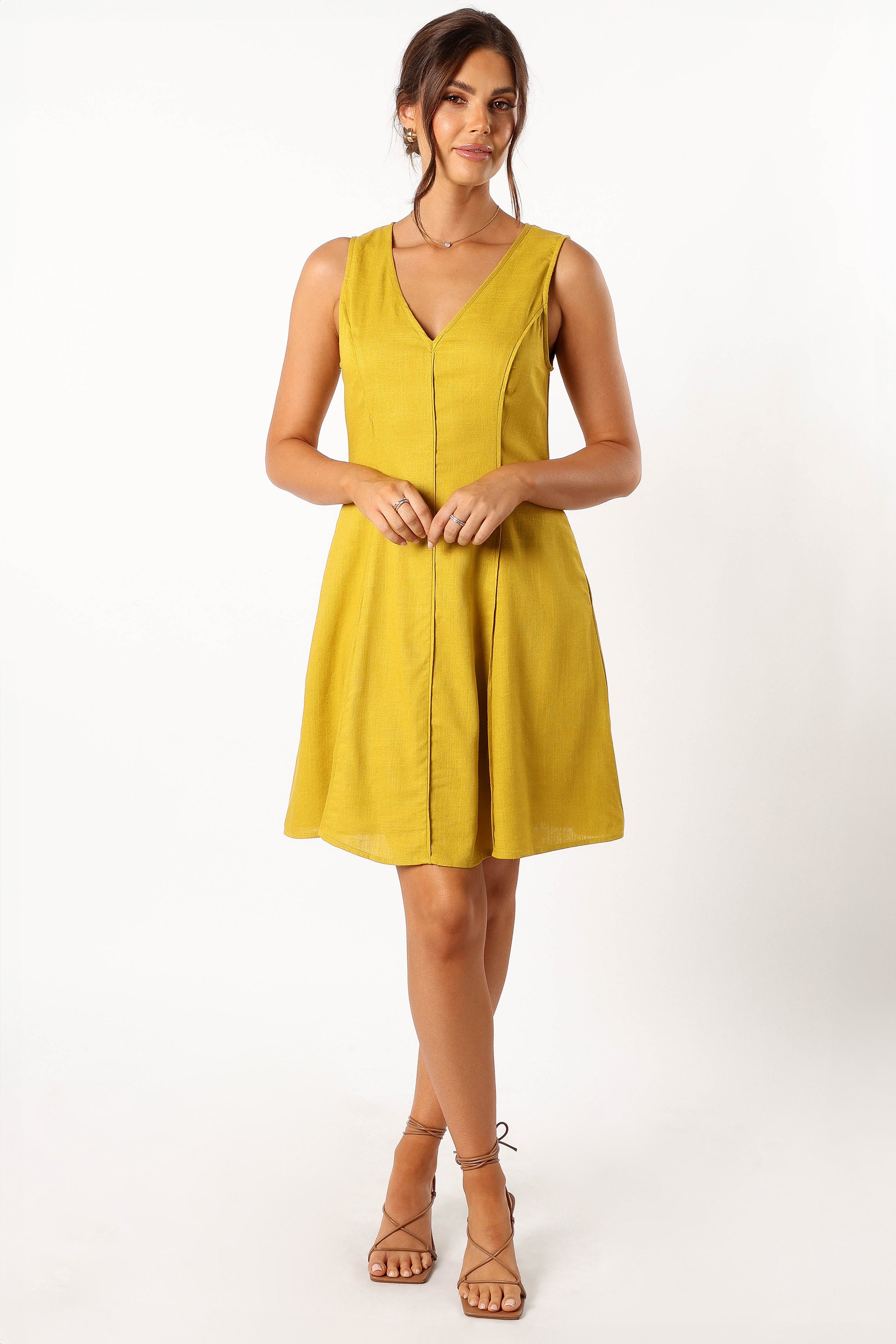 Rubes Mini Dress - Mustard