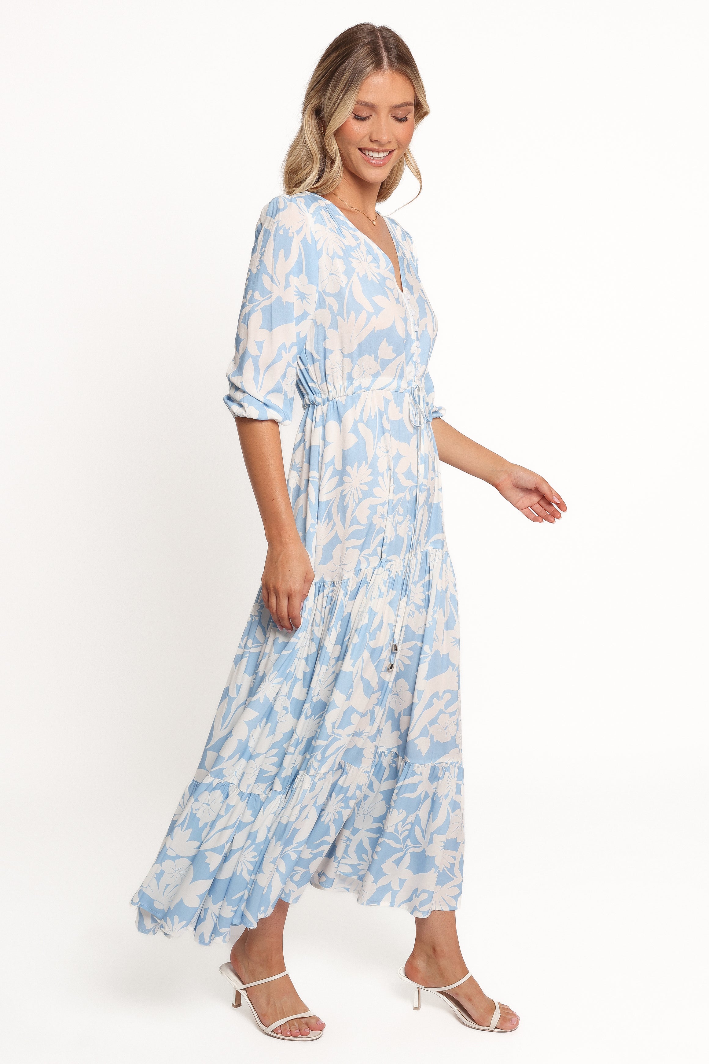 Kelda Dress - Blue Floral