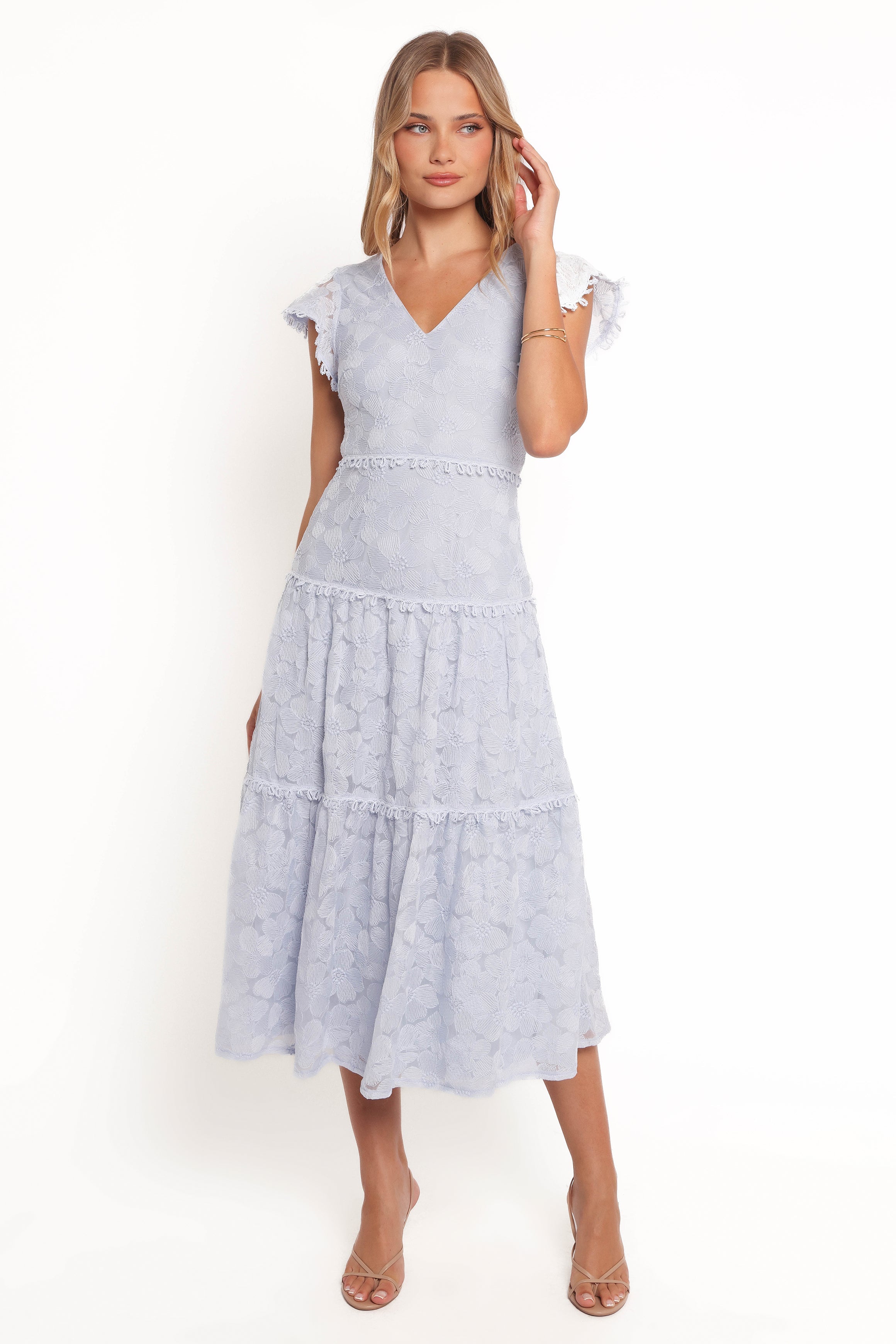 Asher Midi Dress - Blue