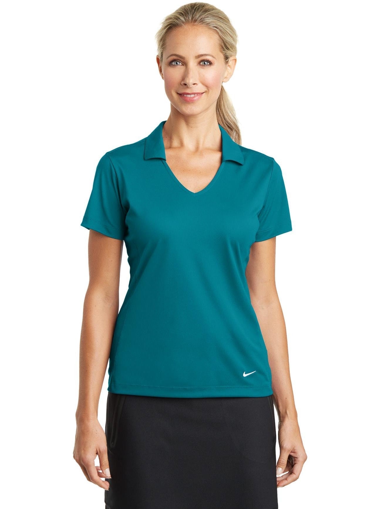 OUTLET-NIKE Ladies Dri-FIT Vertical Mesh Polo