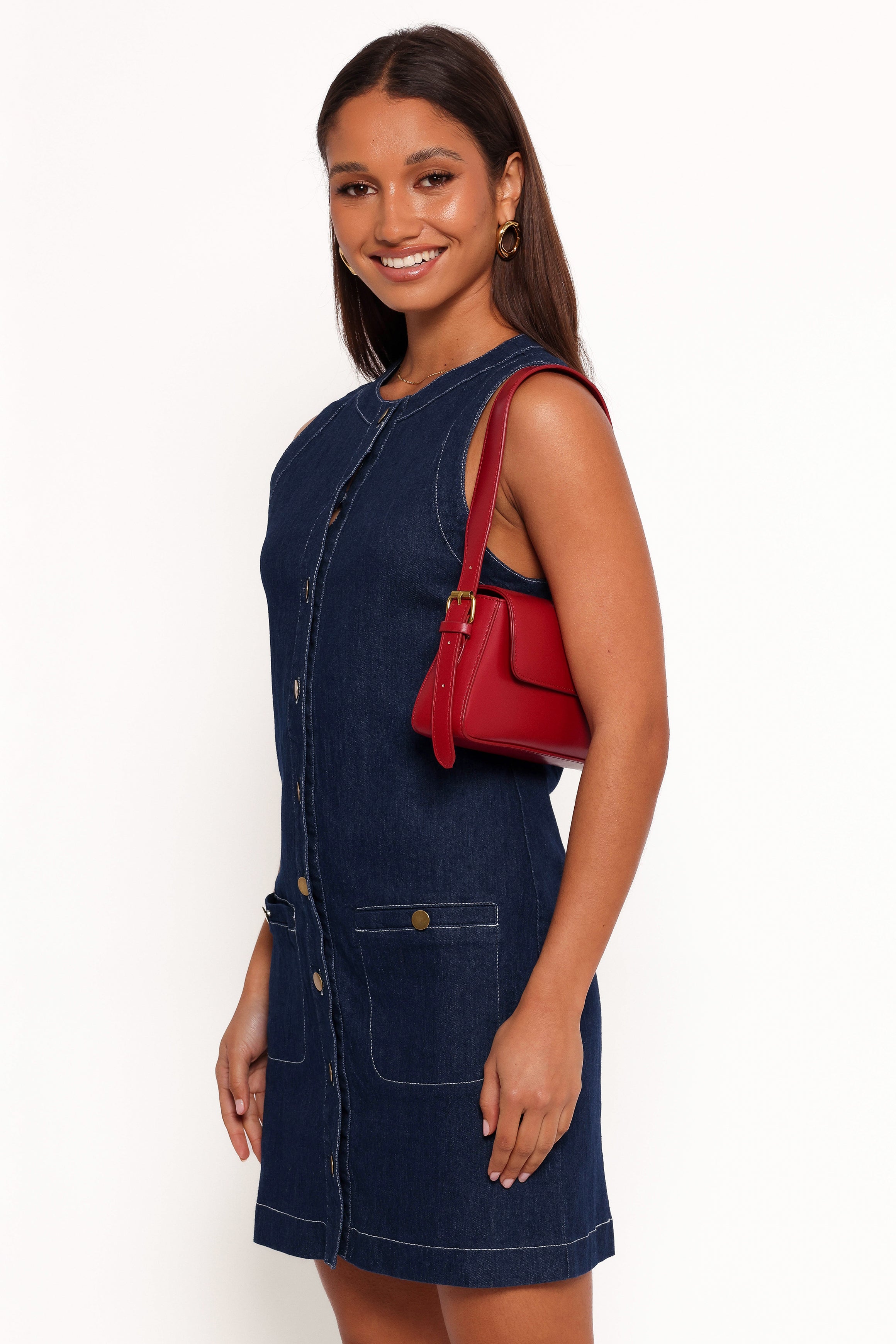 Lisa Mini Dress - Medium Denim