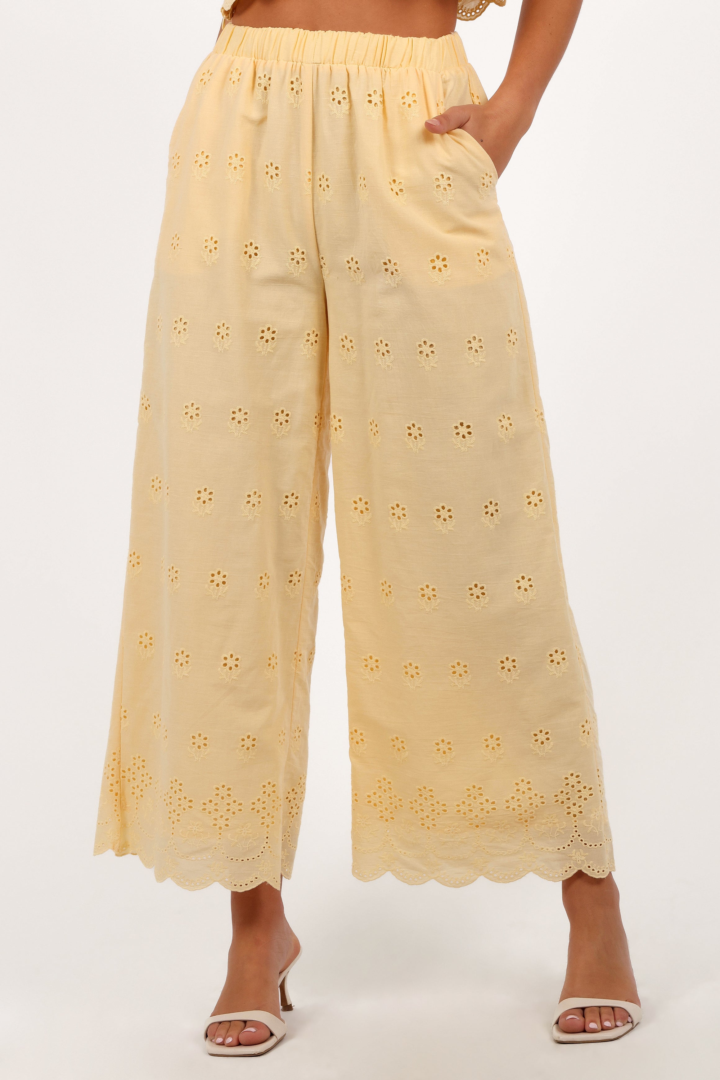 Clementine Pant Set - Honeysuckle Yellow