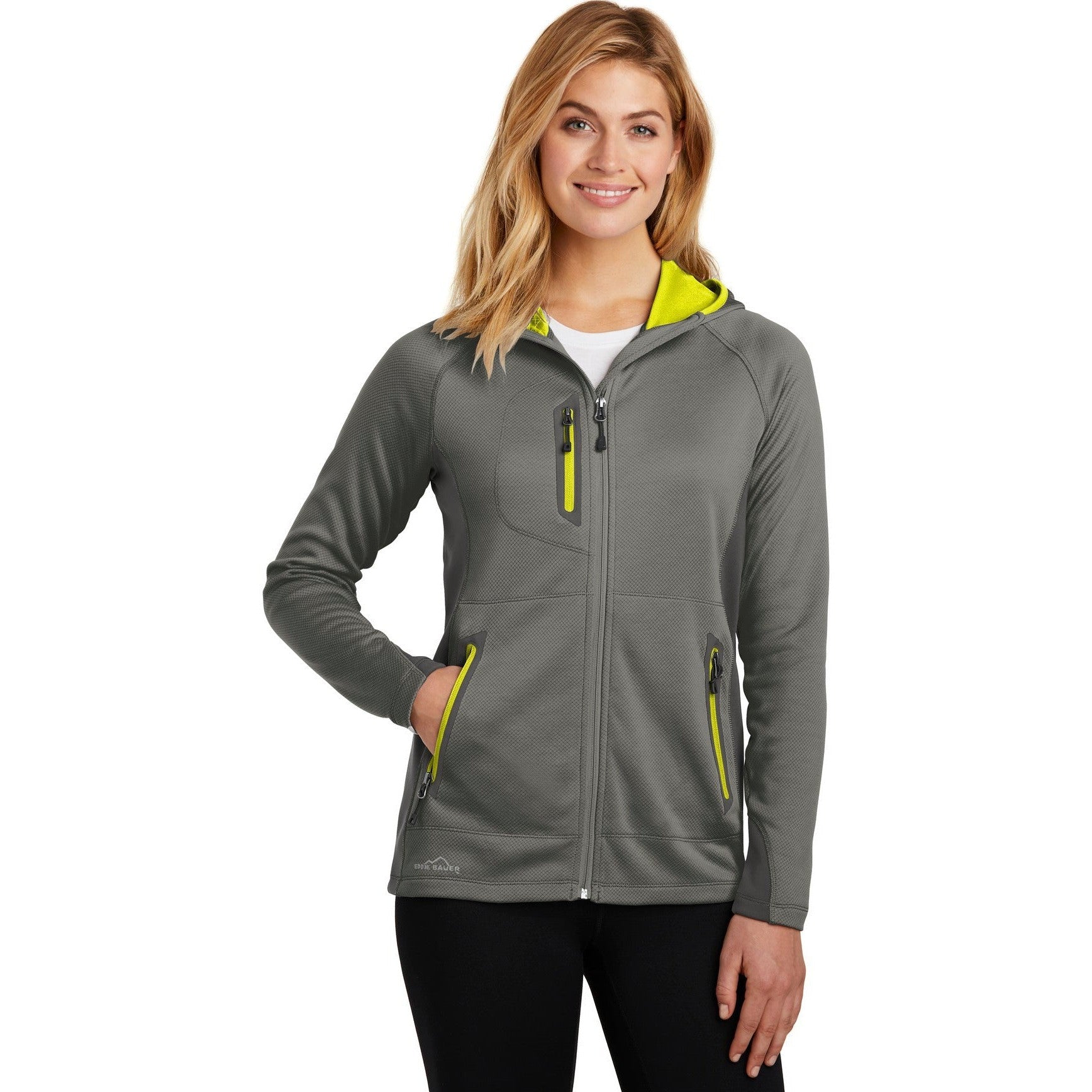 CLOSEOUT - Eddie Bauer Ladies Sport Hooded Full-Zip Fleece Jacket