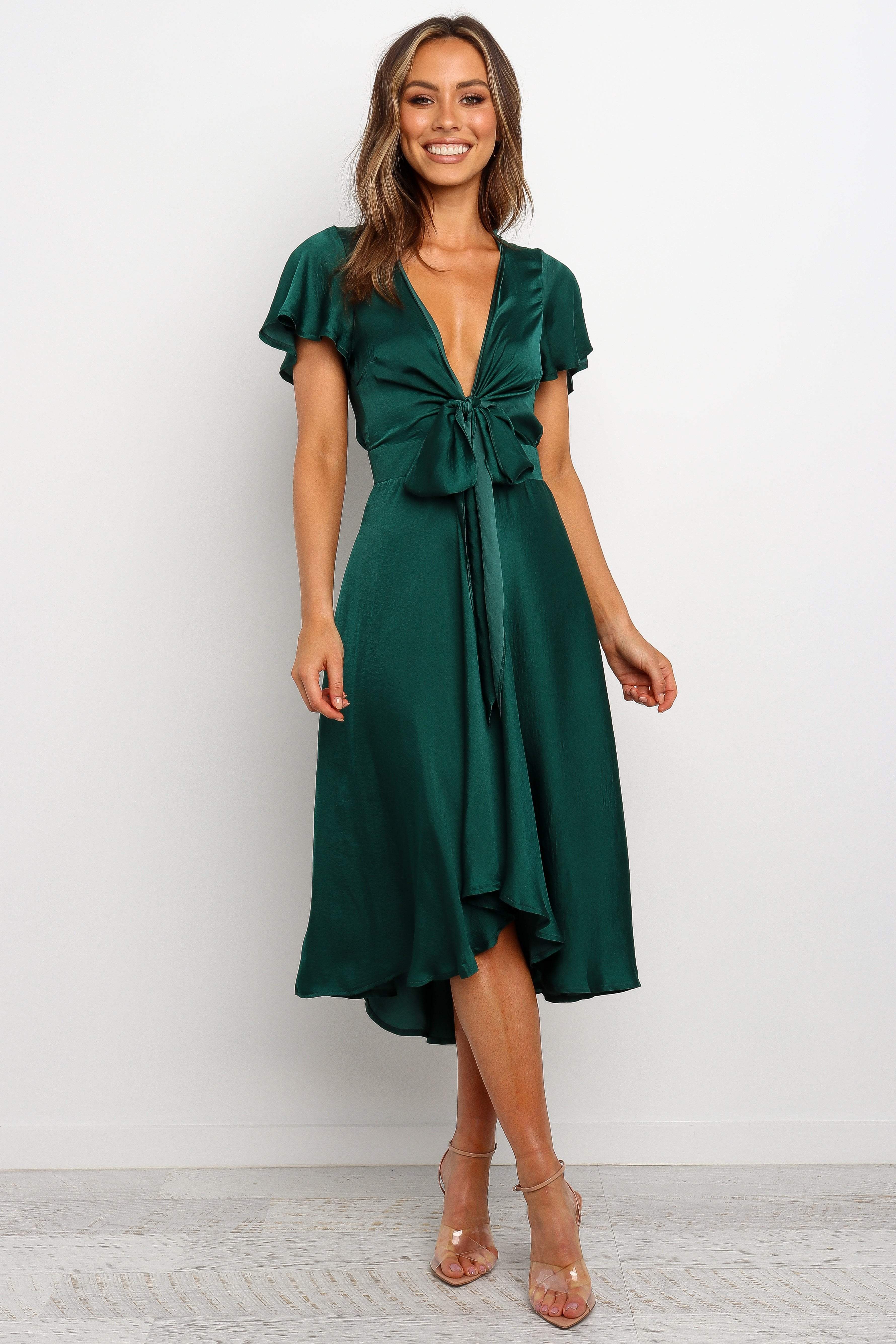 Montrose Dress - Emerald