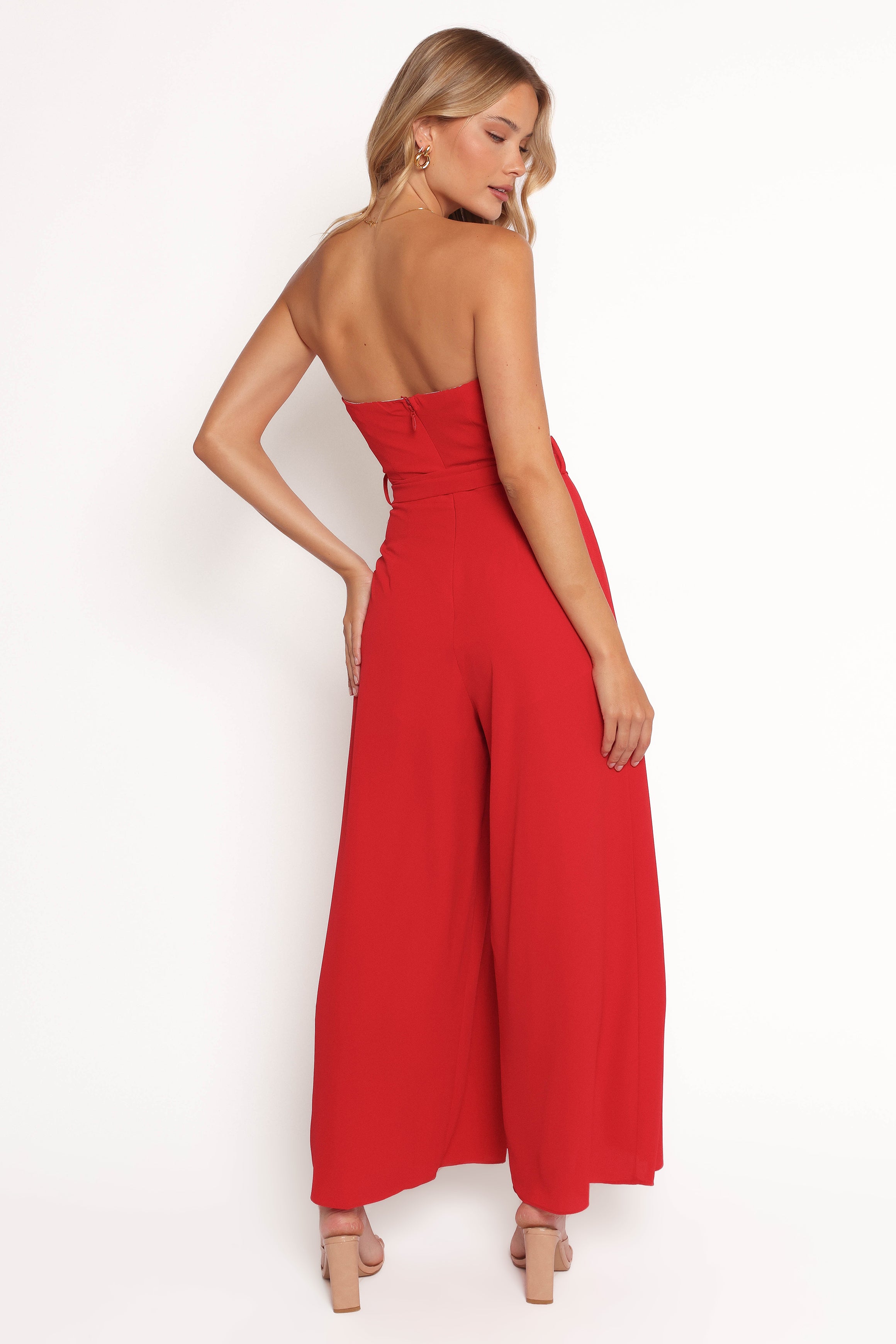 Chanellie Jumpsuit - Red