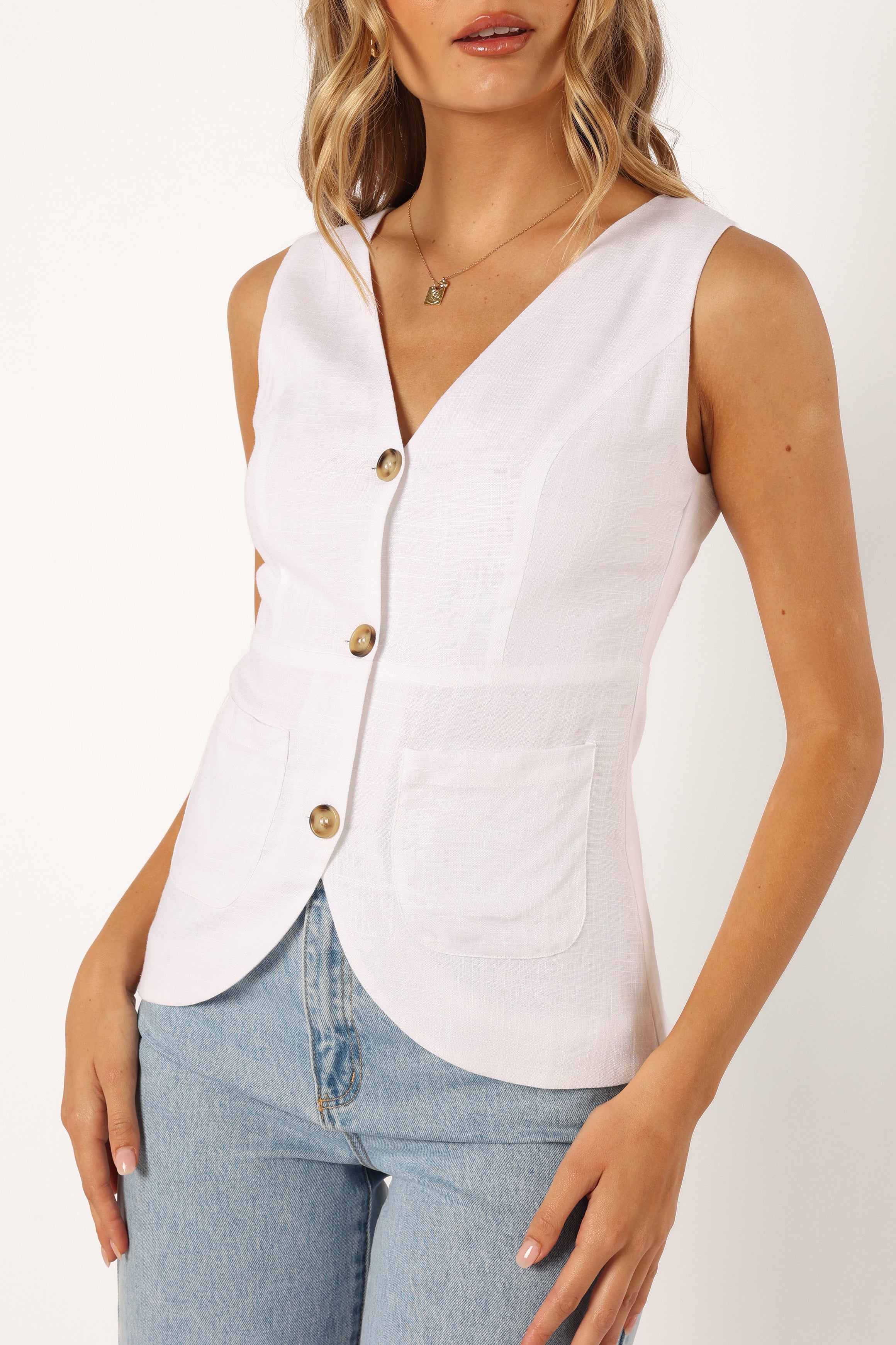 Lola Vest - White