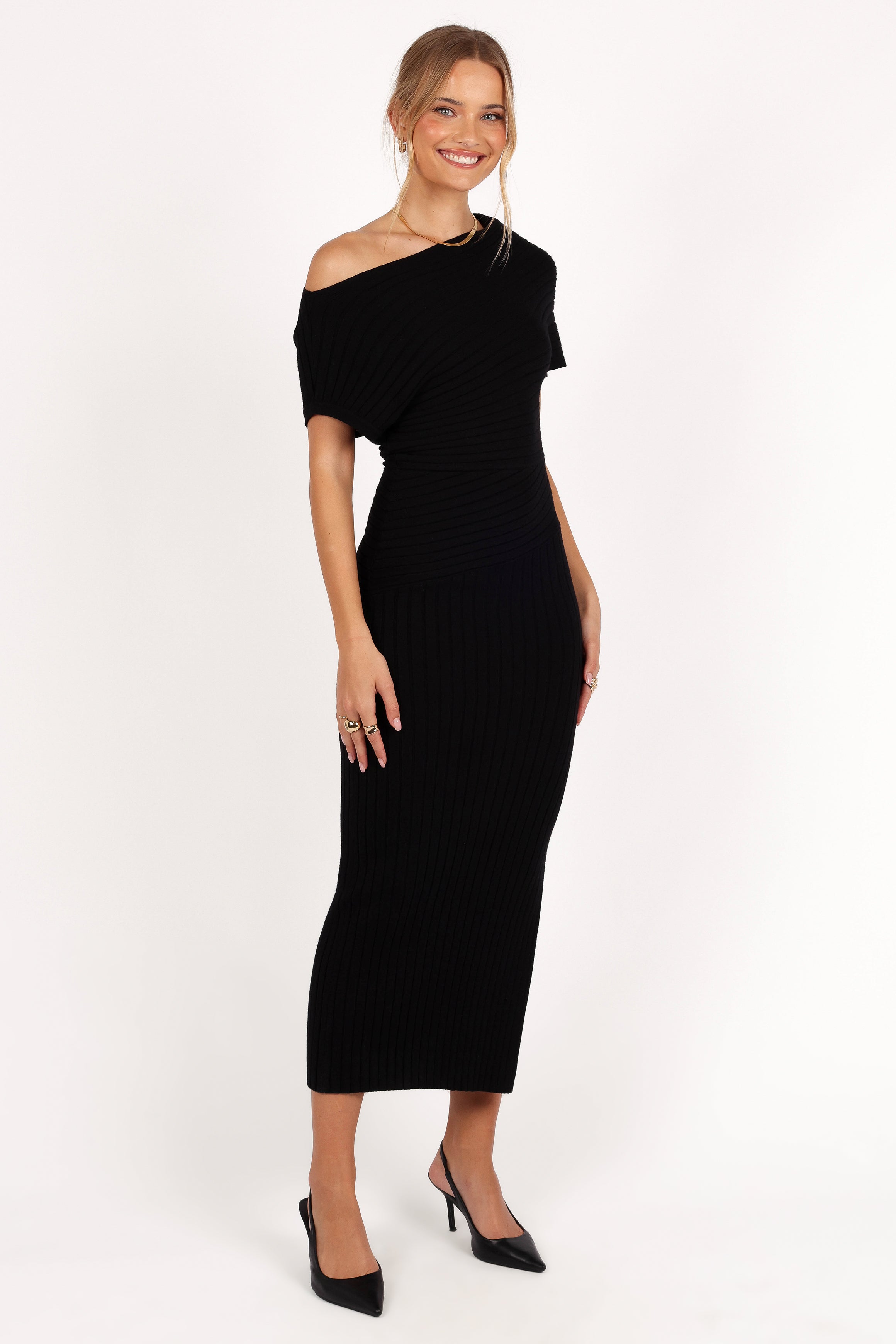 Otis Midi Dress - Black