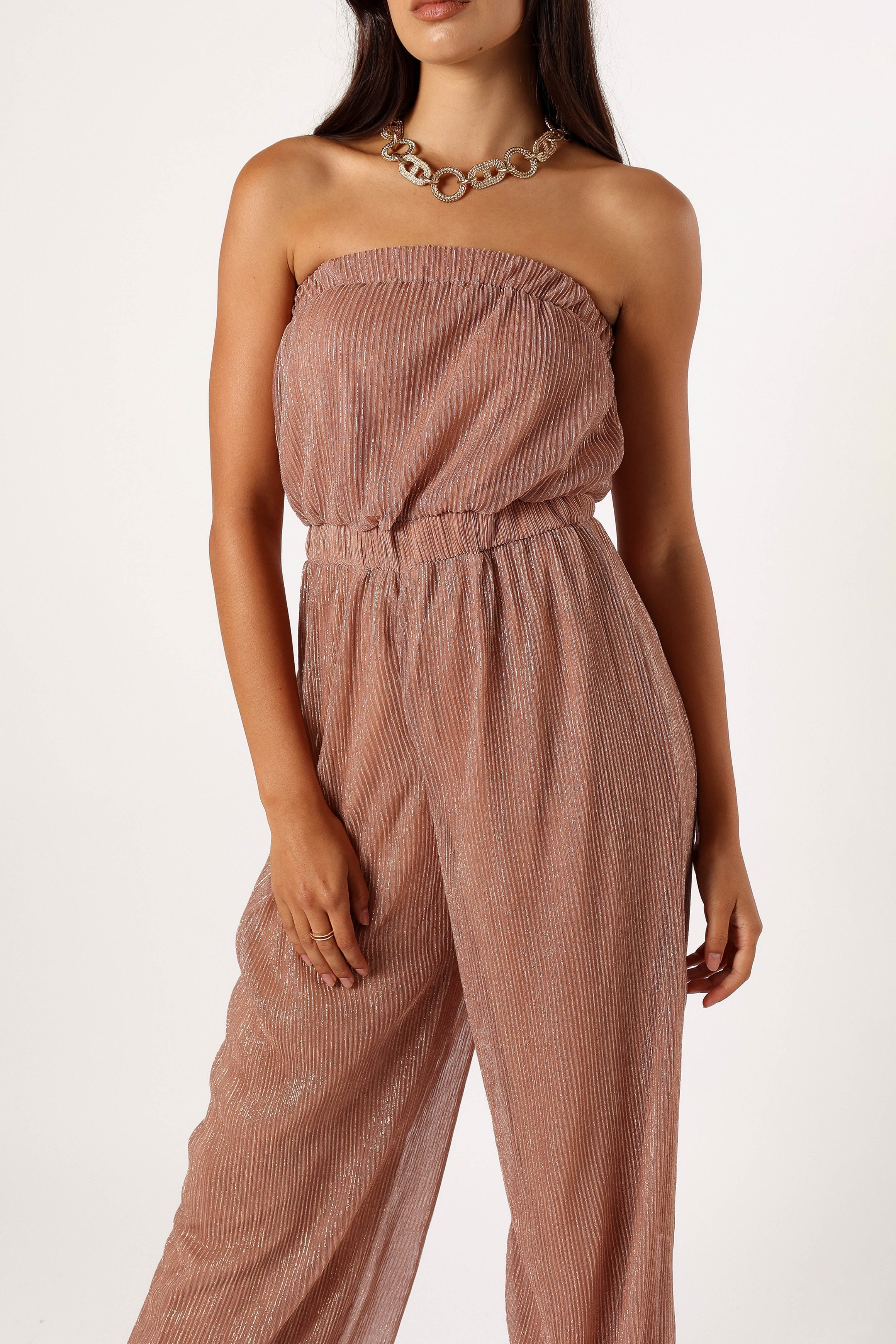 Callie Jumpsuit - Rose Gold