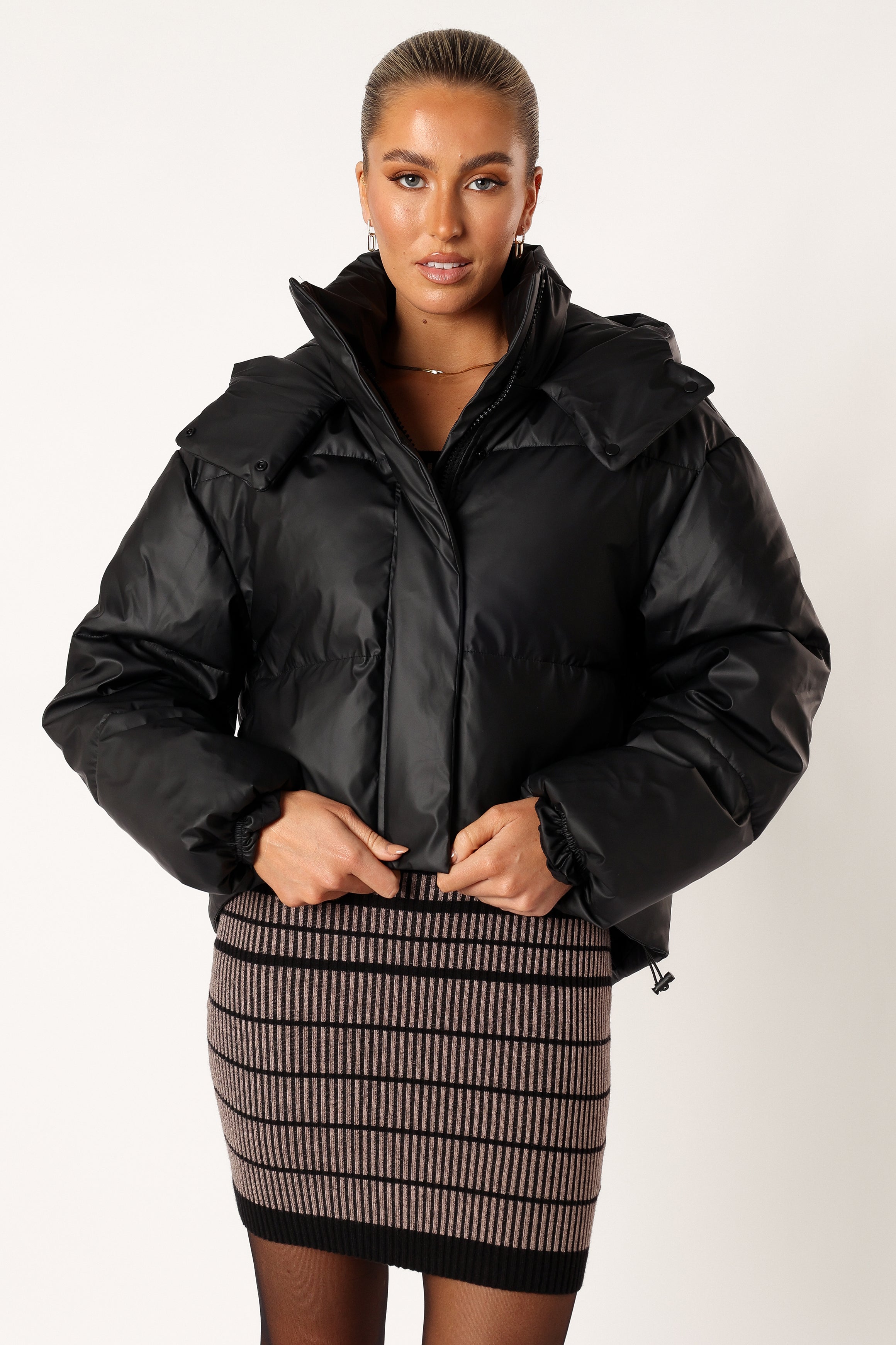 Tania Puffer Jacket - Black