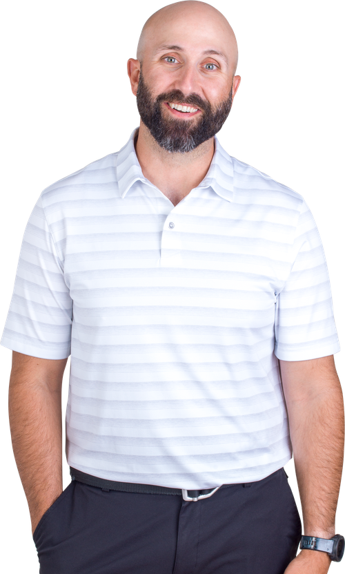 OUTLET-Greg Norman LAB Stripe Polo