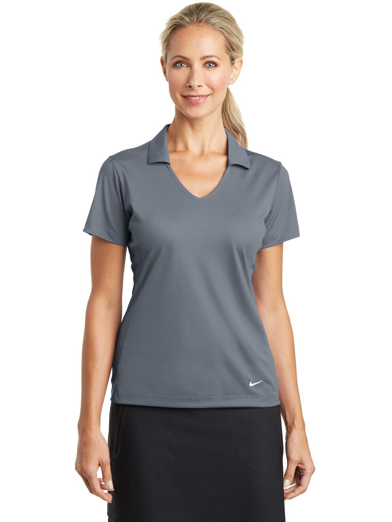 OUTLET-NIKE Ladies Dri-FIT Vertical Mesh Polo