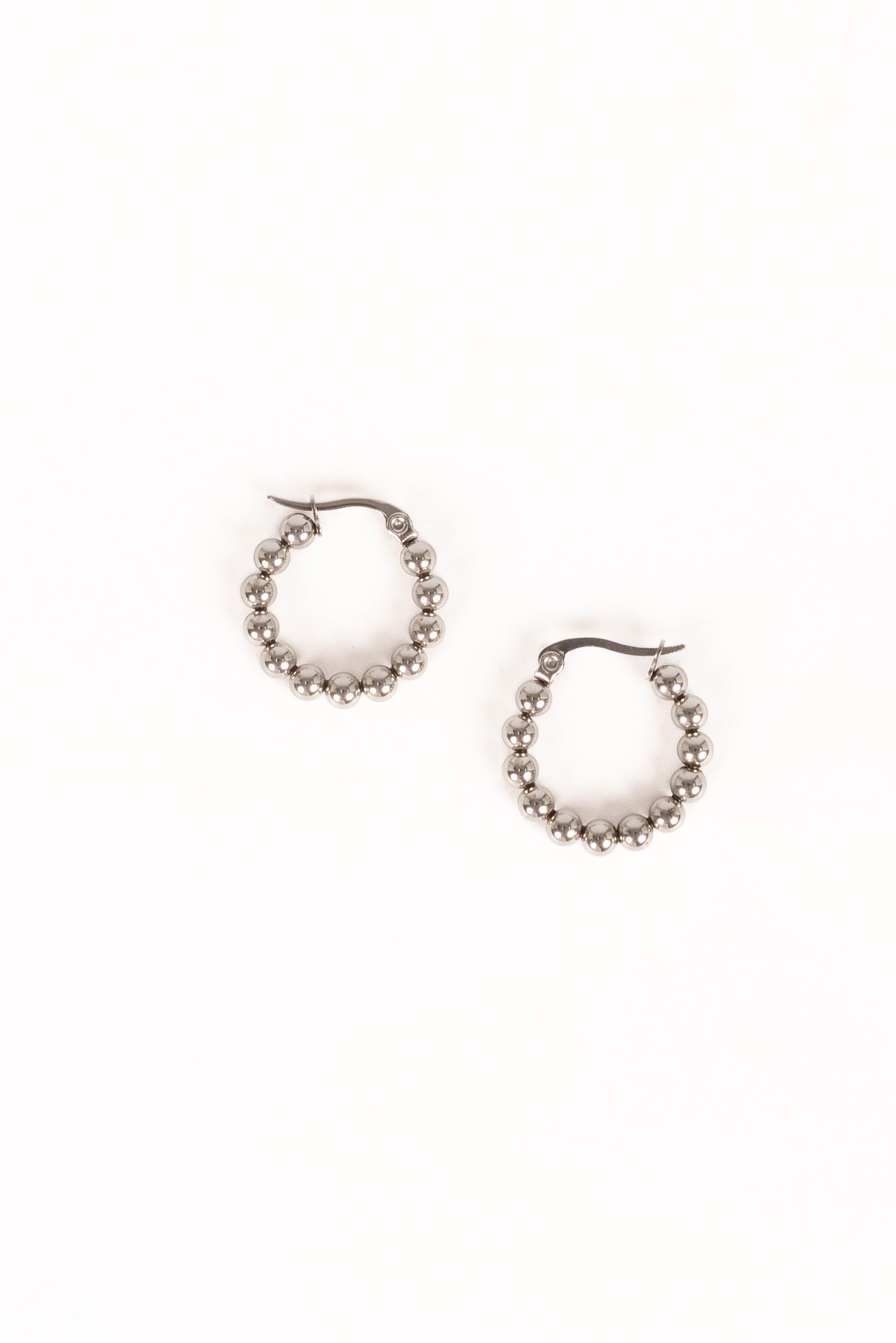 Chloe Hoop Earrings - Silver