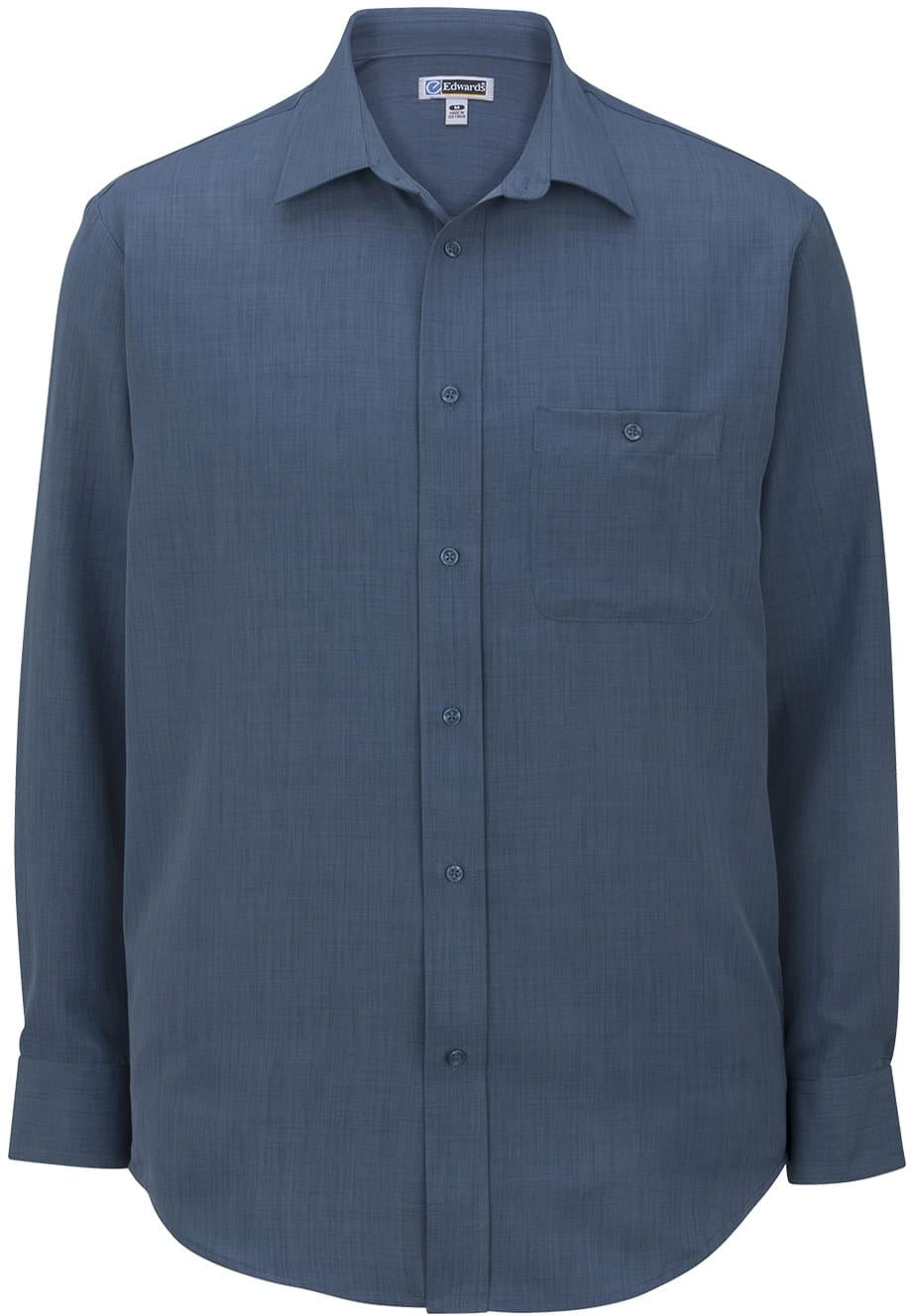 OUTLET-Edwards Long Sleeve Bastiste Cafe Shirt